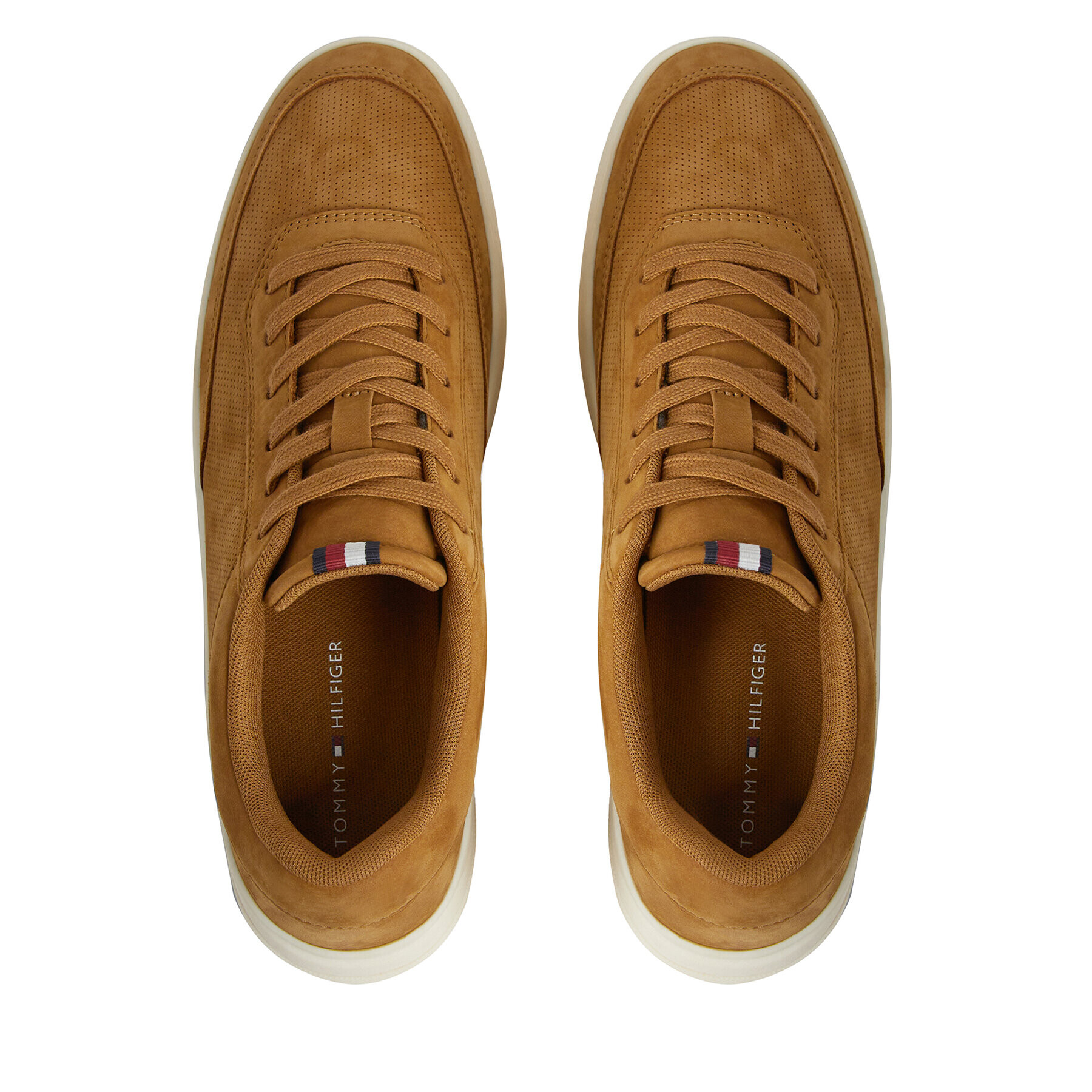 Tommy Hilfiger Sneakers Elevated Cupsole Nubuck FM0FM04933 Maro - Pled.ro