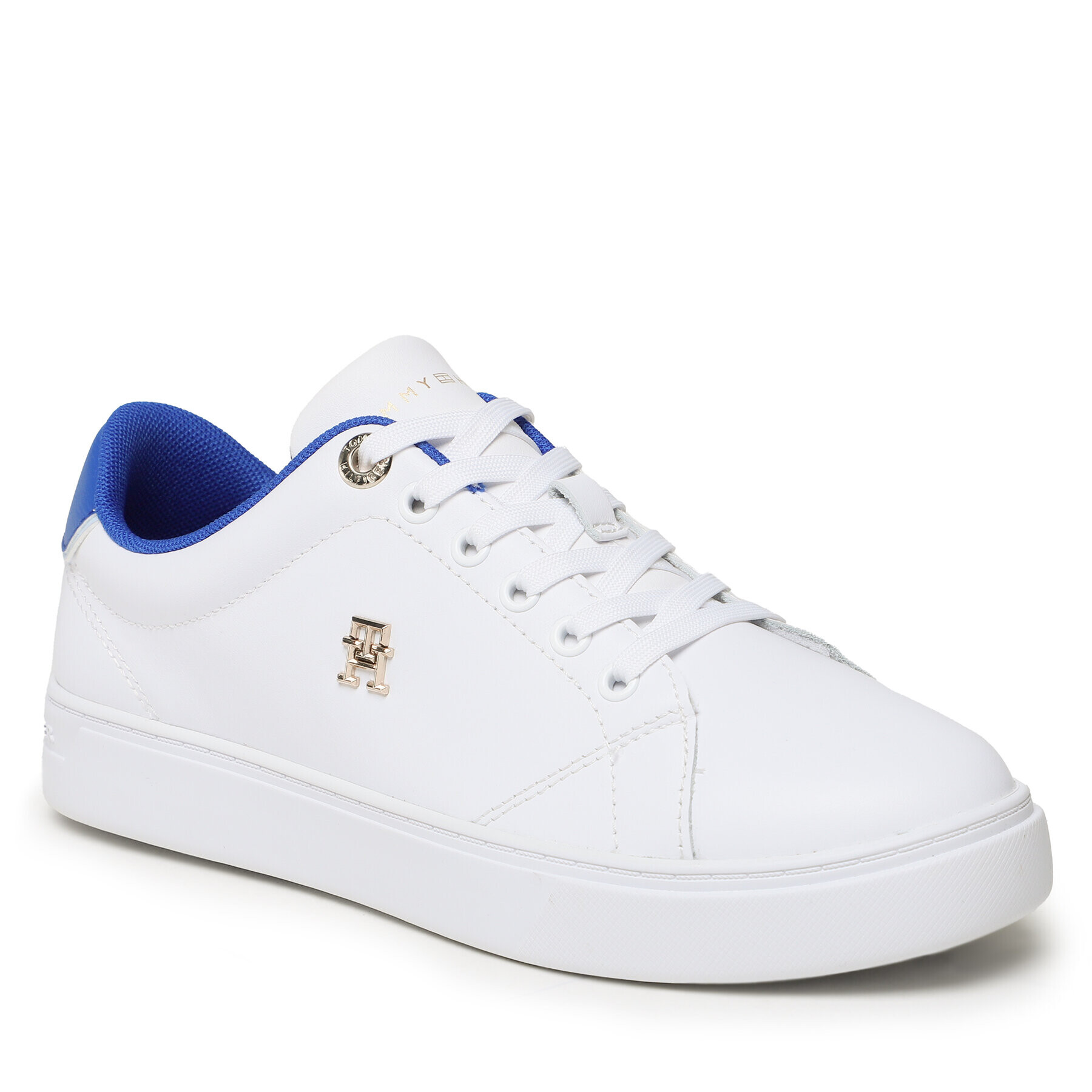 Tommy Hilfiger Sneakers Elevated Essential Court FW0FW07377 Alb - Pled.ro