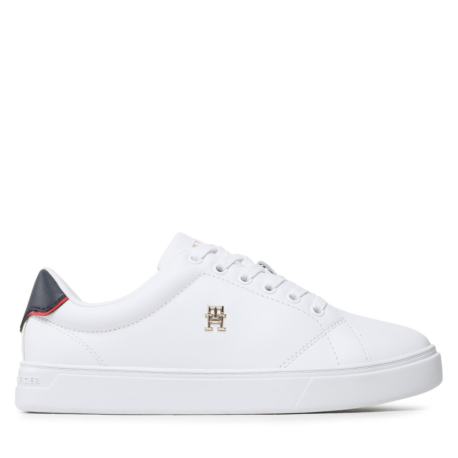 Tommy Hilfiger Sneakers Elevated Essential Court Sneaker FW0FW06965 Alb - Pled.ro