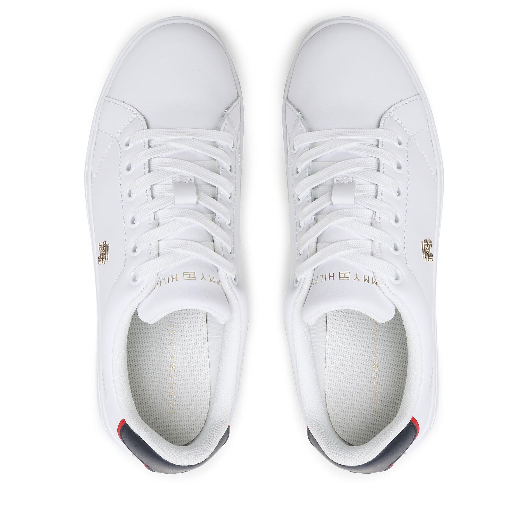 Tommy Hilfiger Sneakers Elevated Essential Court Sneaker FW0FW06965 Alb - Pled.ro