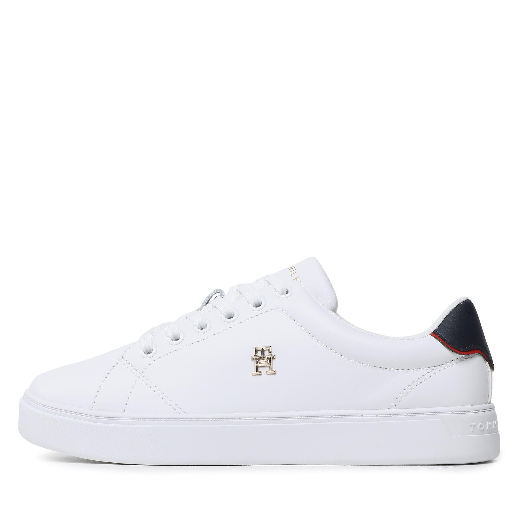 Tommy Hilfiger Sneakers Elevated Essential Court Sneaker FW0FW06965 Alb - Pled.ro