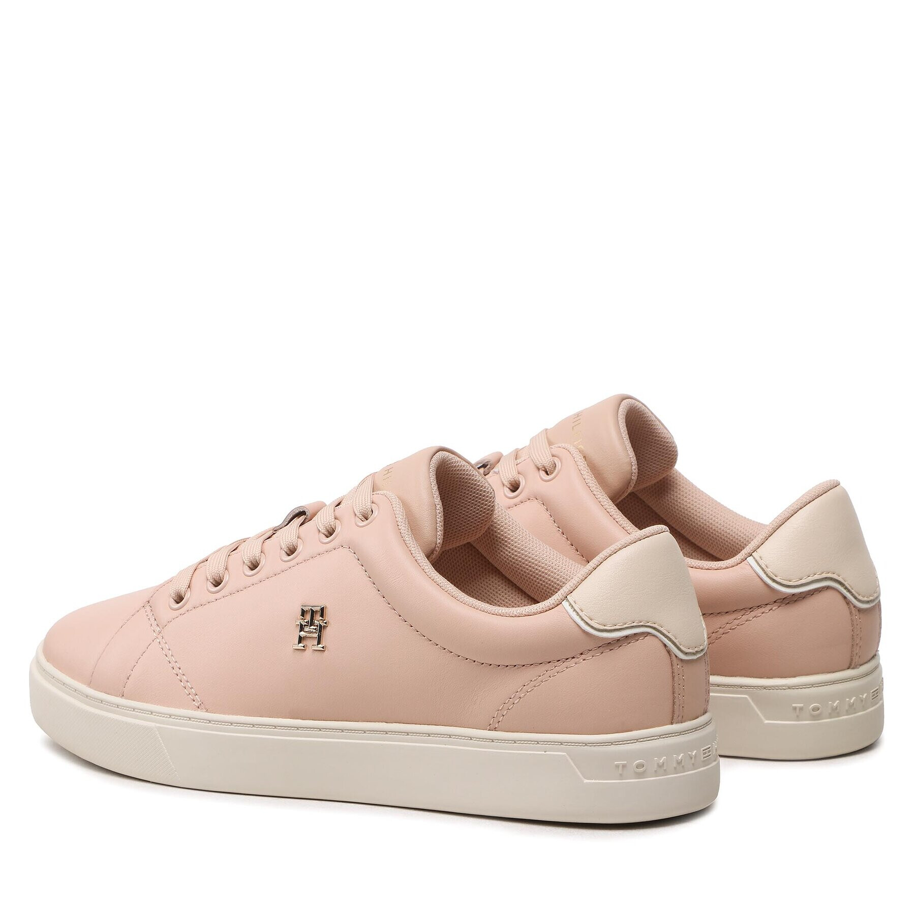 Tommy Hilfiger Sneakers Elevated Essential Court Sneaker FW0FW06965 Roz - Pled.ro