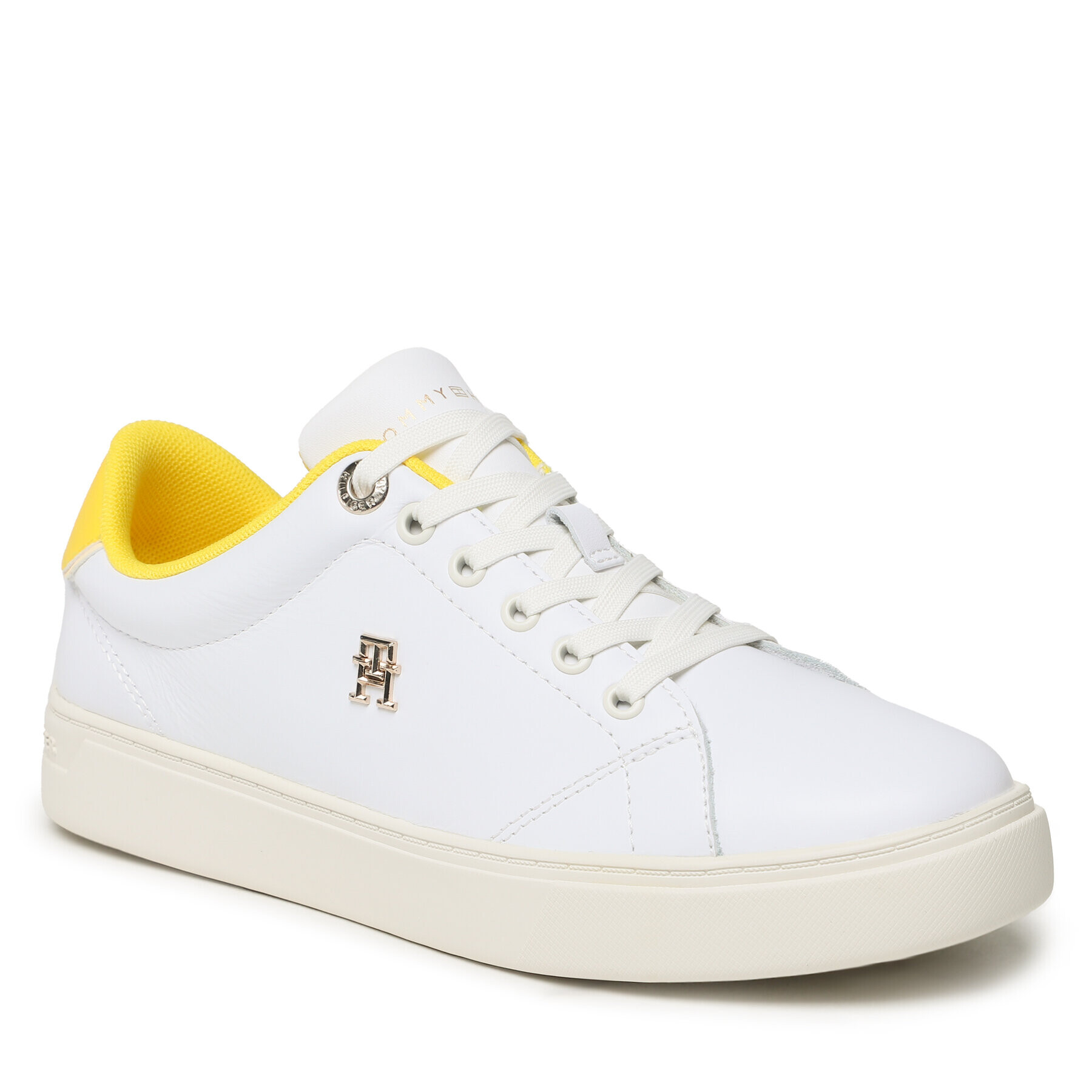 Tommy Hilfiger Sneakers Elevated Essential Court Sneaker FW0FW07377 Alb - Pled.ro