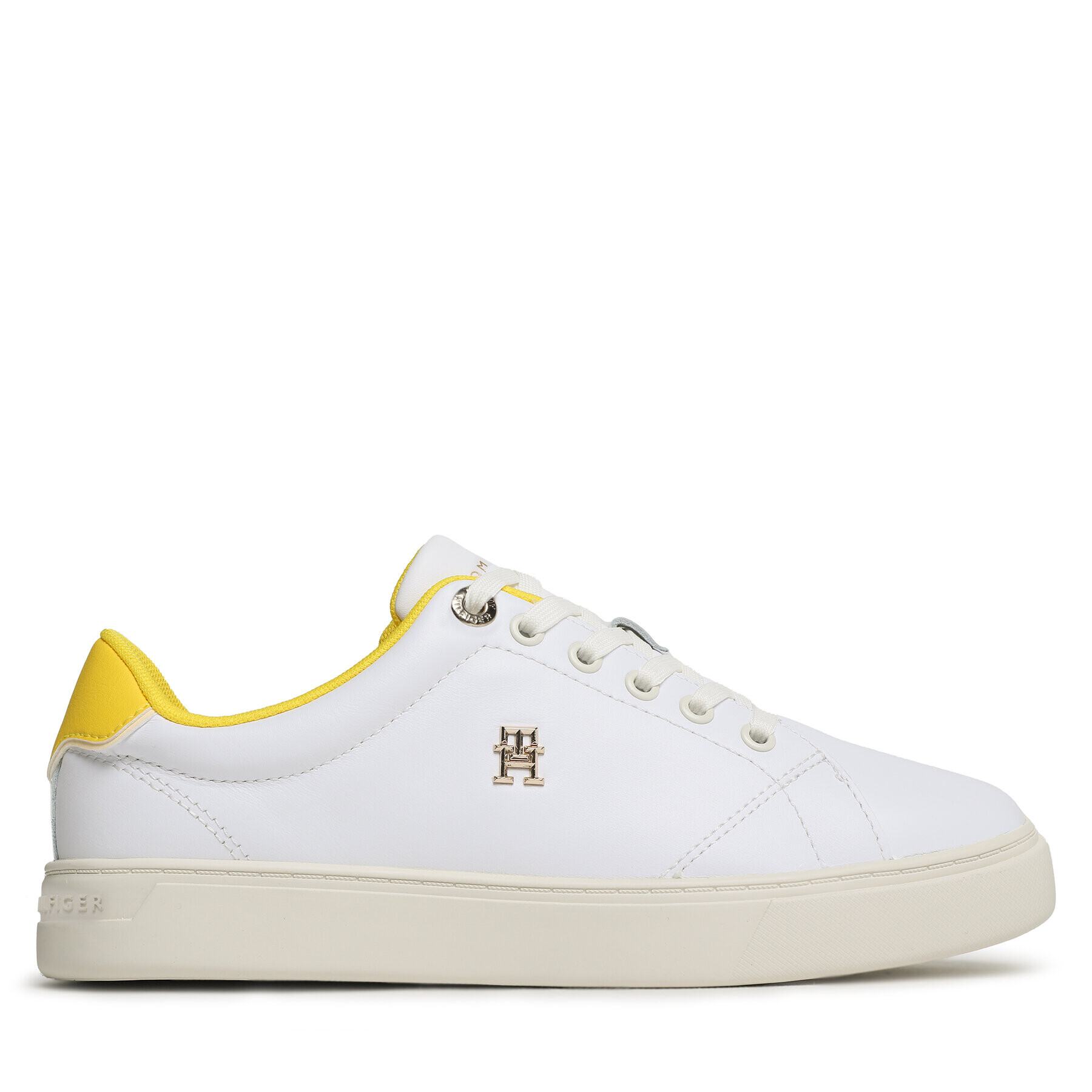 Tommy Hilfiger Sneakers Elevated Essential Court Sneaker FW0FW07377 Alb - Pled.ro