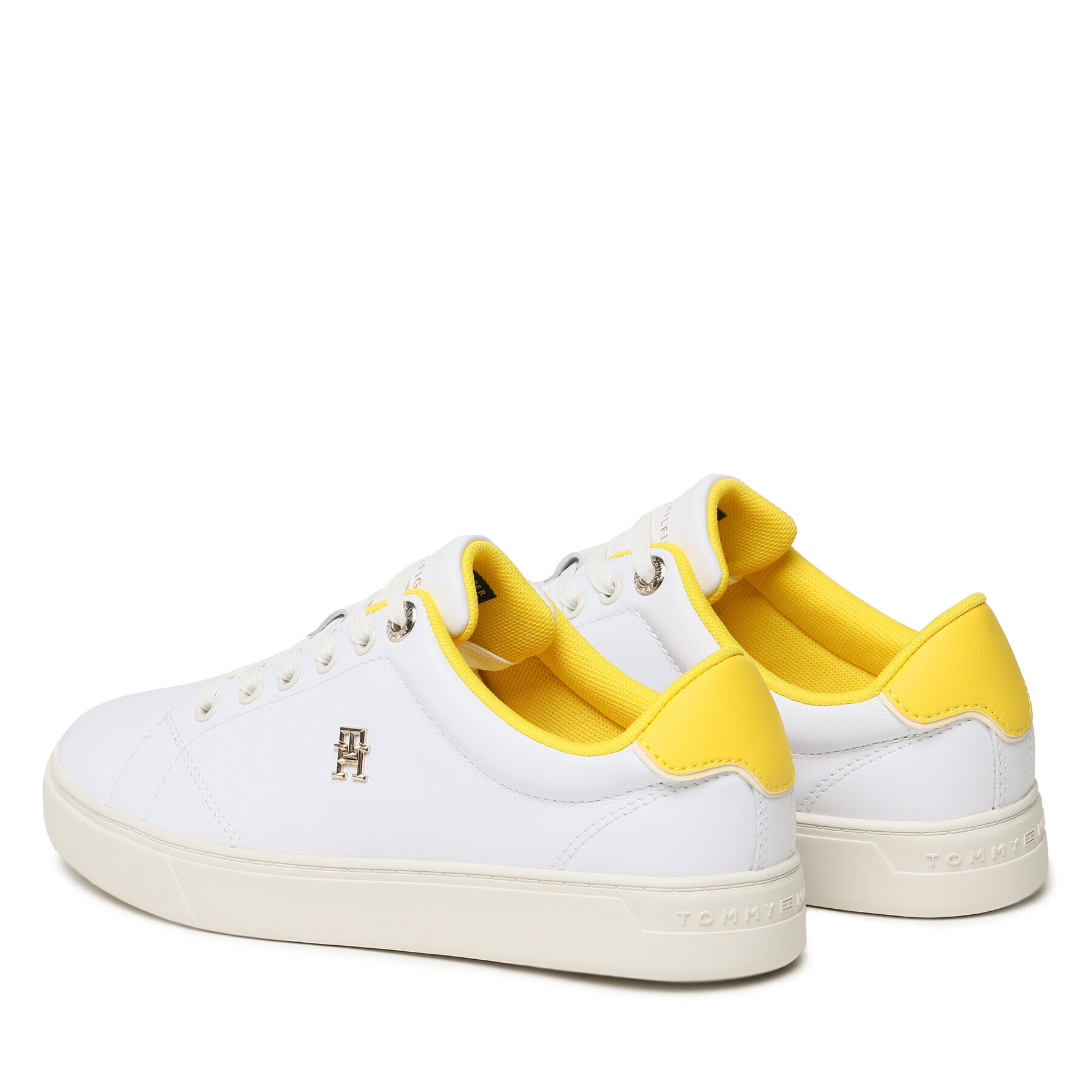 Tommy Hilfiger Sneakers Elevated Essential Court Sneaker FW0FW07377 Alb - Pled.ro