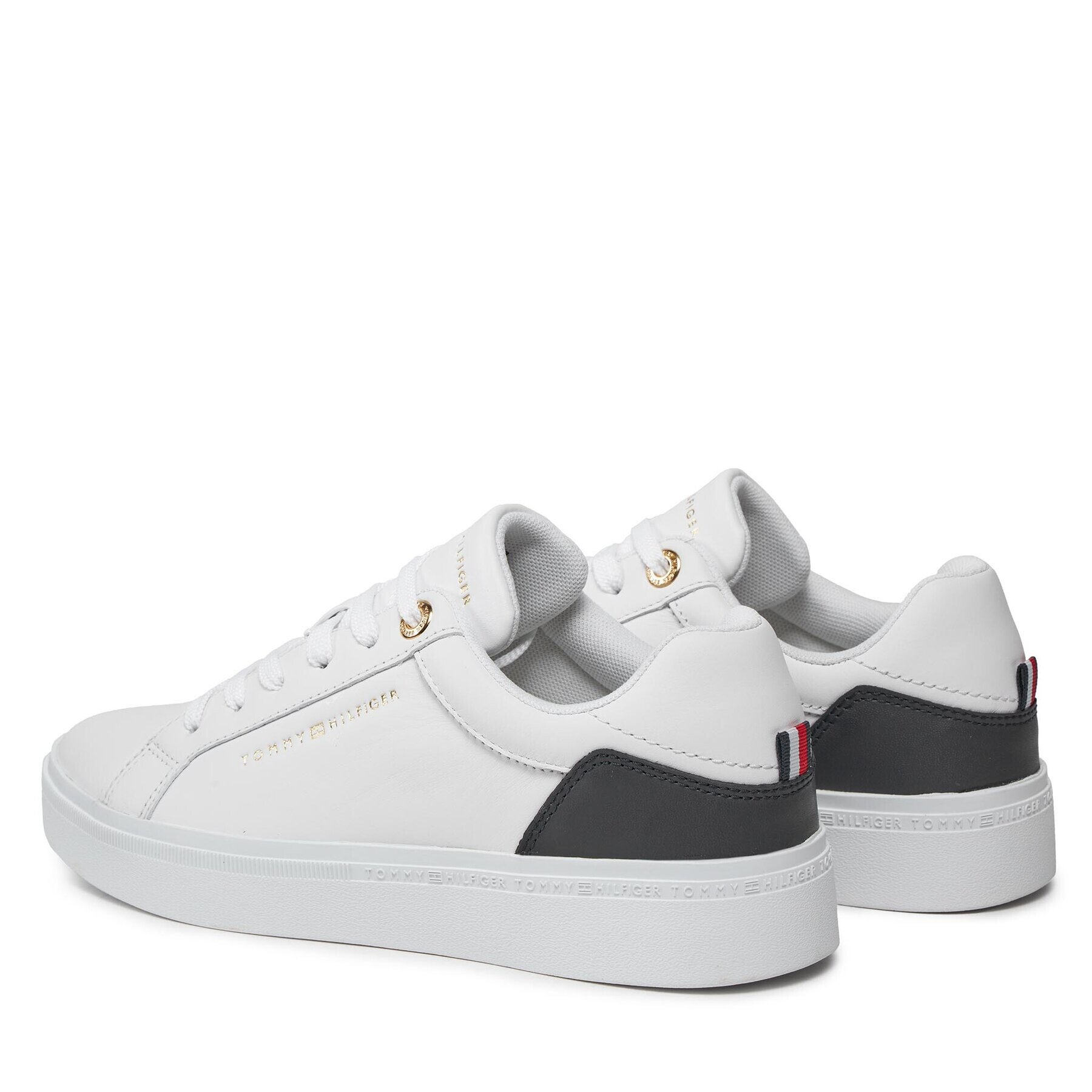 Tommy Hilfiger Sneakers Elevated Essential Court Sneaker FW0FW07635 Alb - Pled.ro