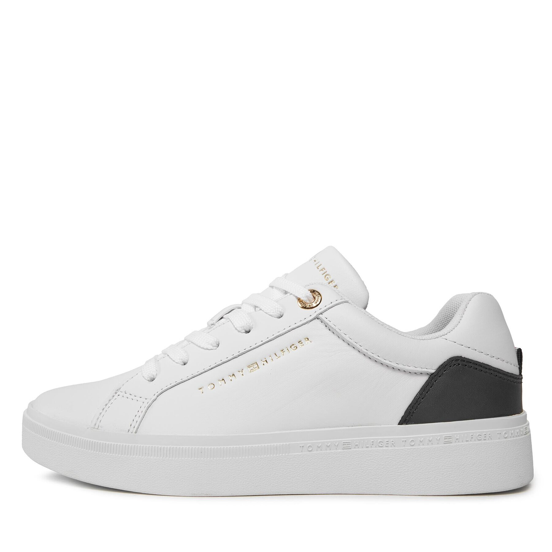 Tommy Hilfiger Sneakers Elevated Essential Court Sneaker FW0FW07635 Alb - Pled.ro