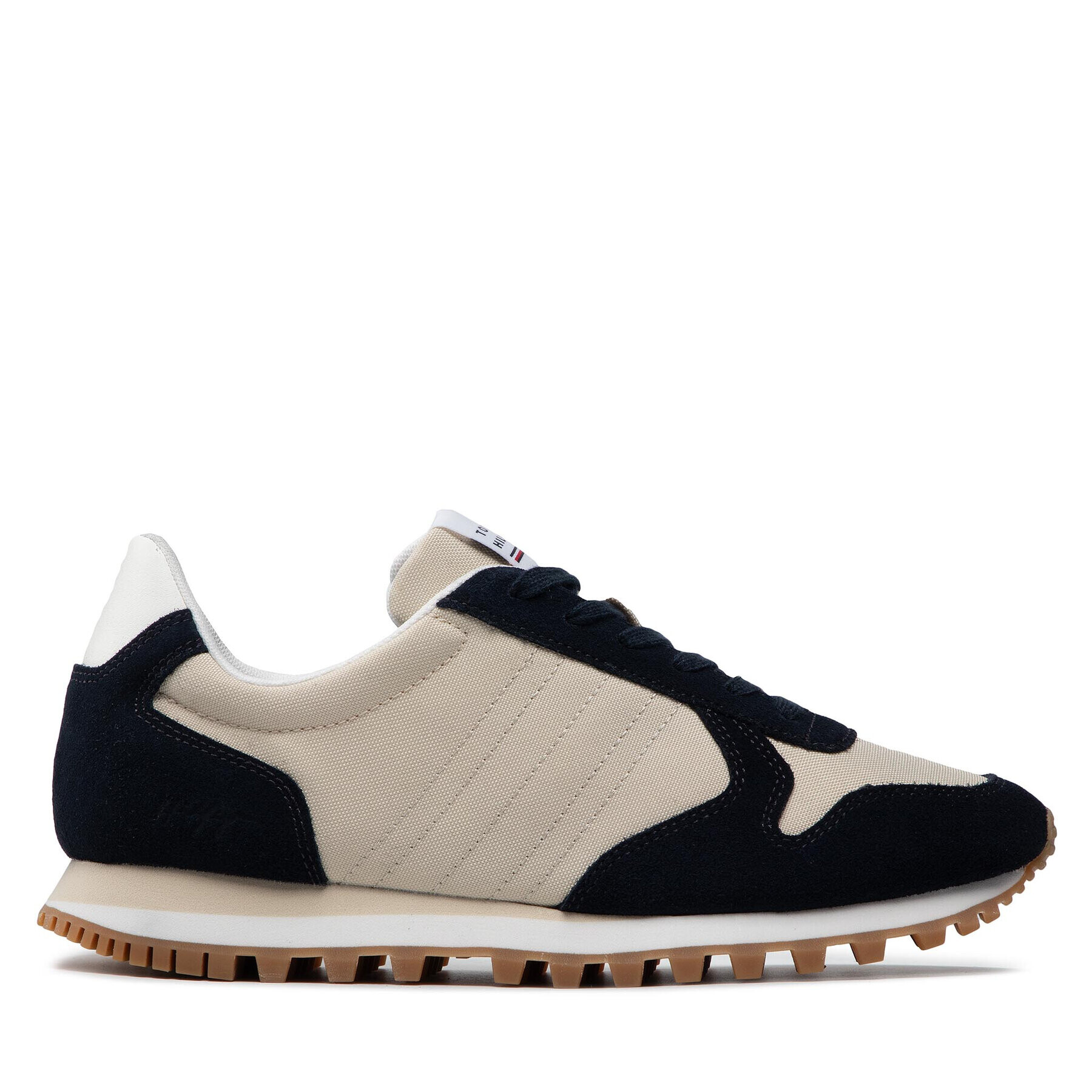 Tommy Hilfiger Sneakers Elevated Eva Runner Mix FM0FM04028 Bej - Pled.ro