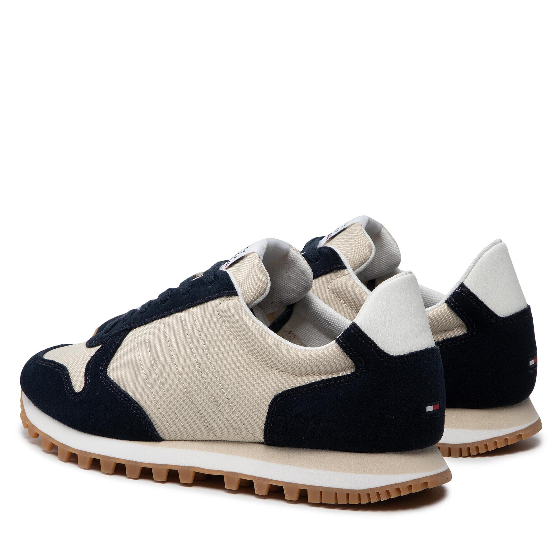 Tommy Hilfiger Sneakers Elevated Eva Runner Mix FM0FM04028 Bej - Pled.ro