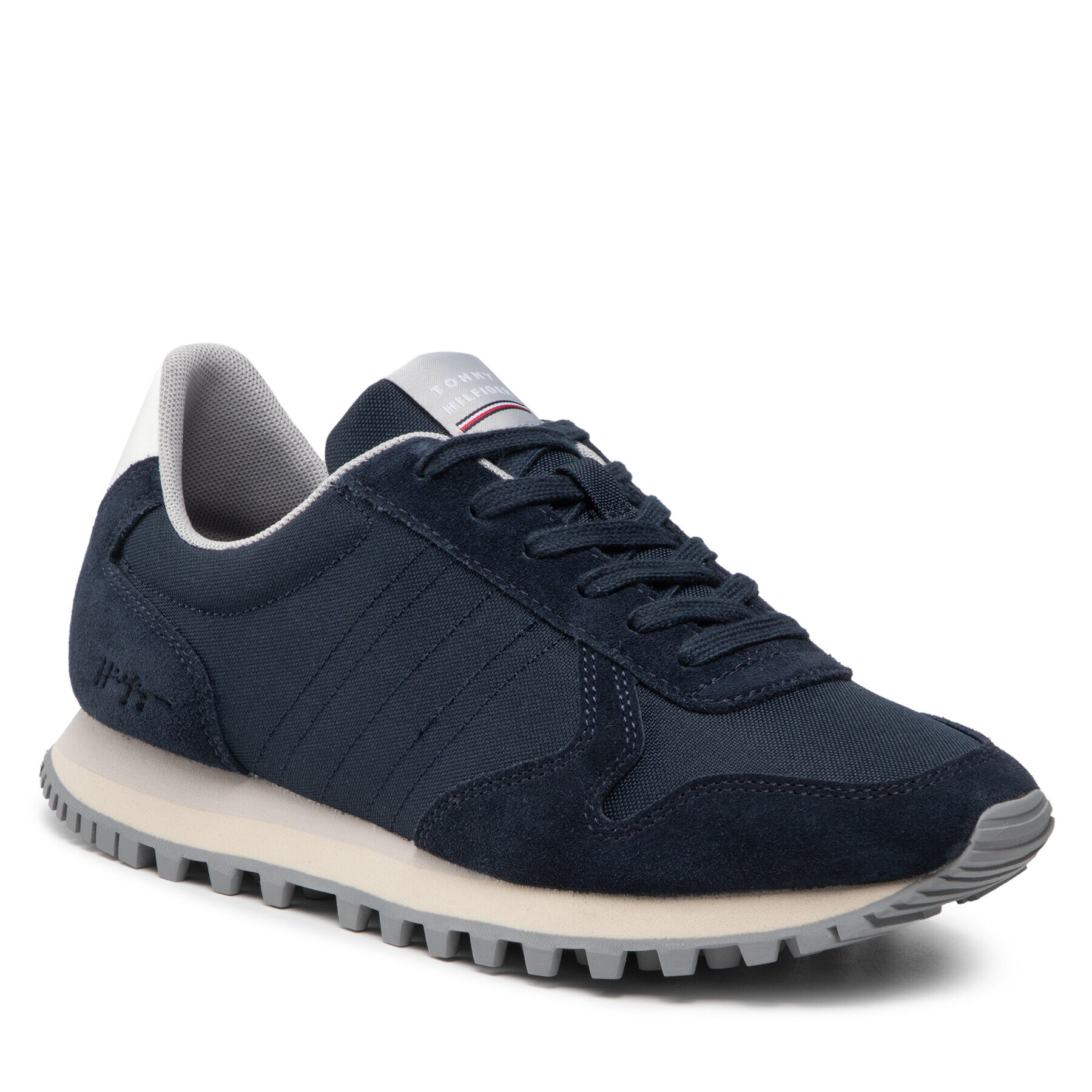 Tommy Hilfiger Sneakers Elevated Eva Runner Mix FM0FM04028 Bleumarin - Pled.ro