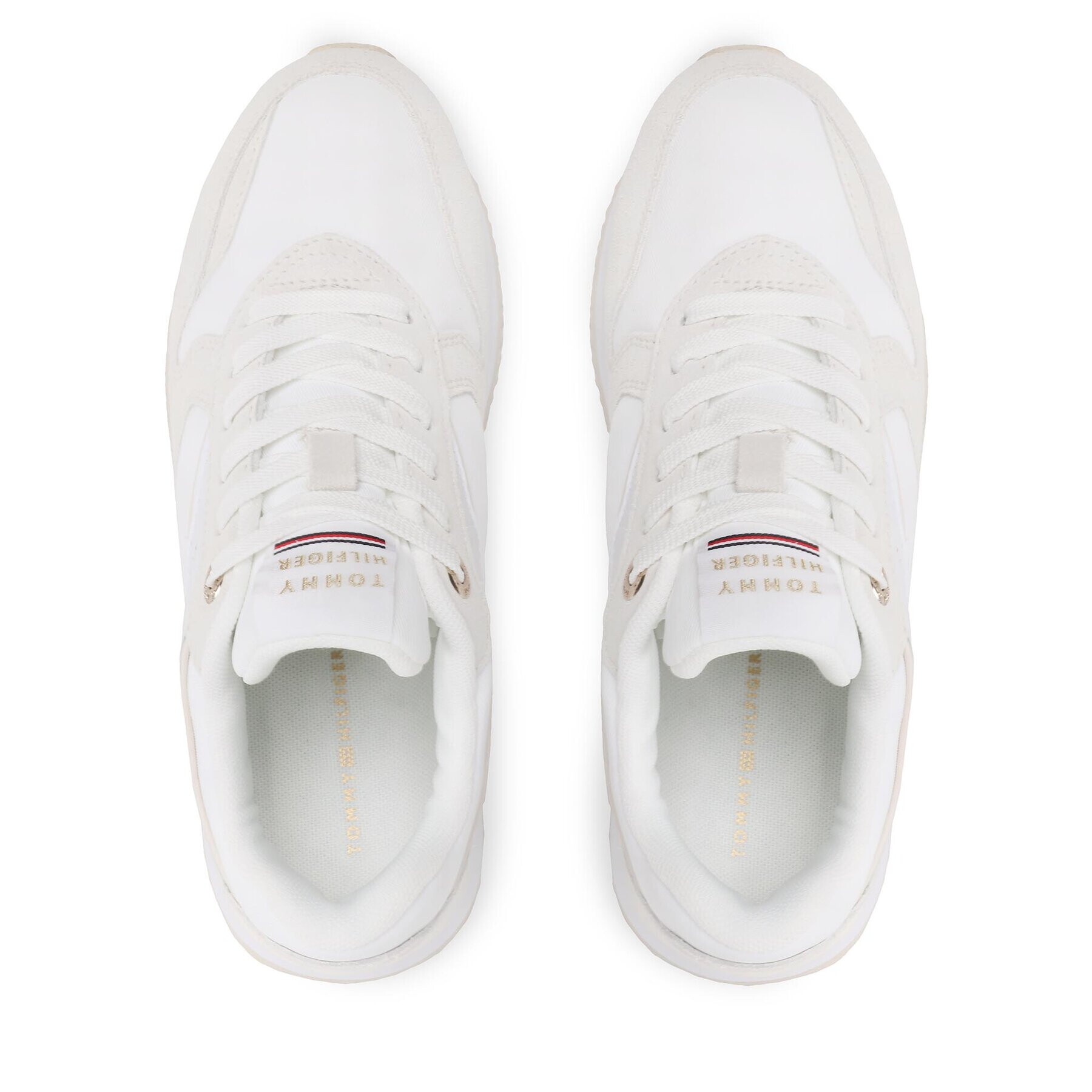 Tommy Hilfiger Sneakers Elevated Feminine Runner FW0FW06949 Alb - Pled.ro