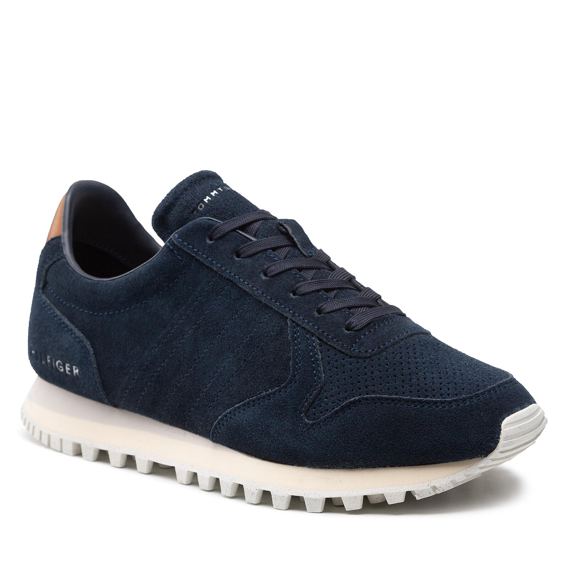 Tommy Hilfiger Sneakers Elevated Sustinable Runner FM0FM04133 Bleumarin - Pled.ro