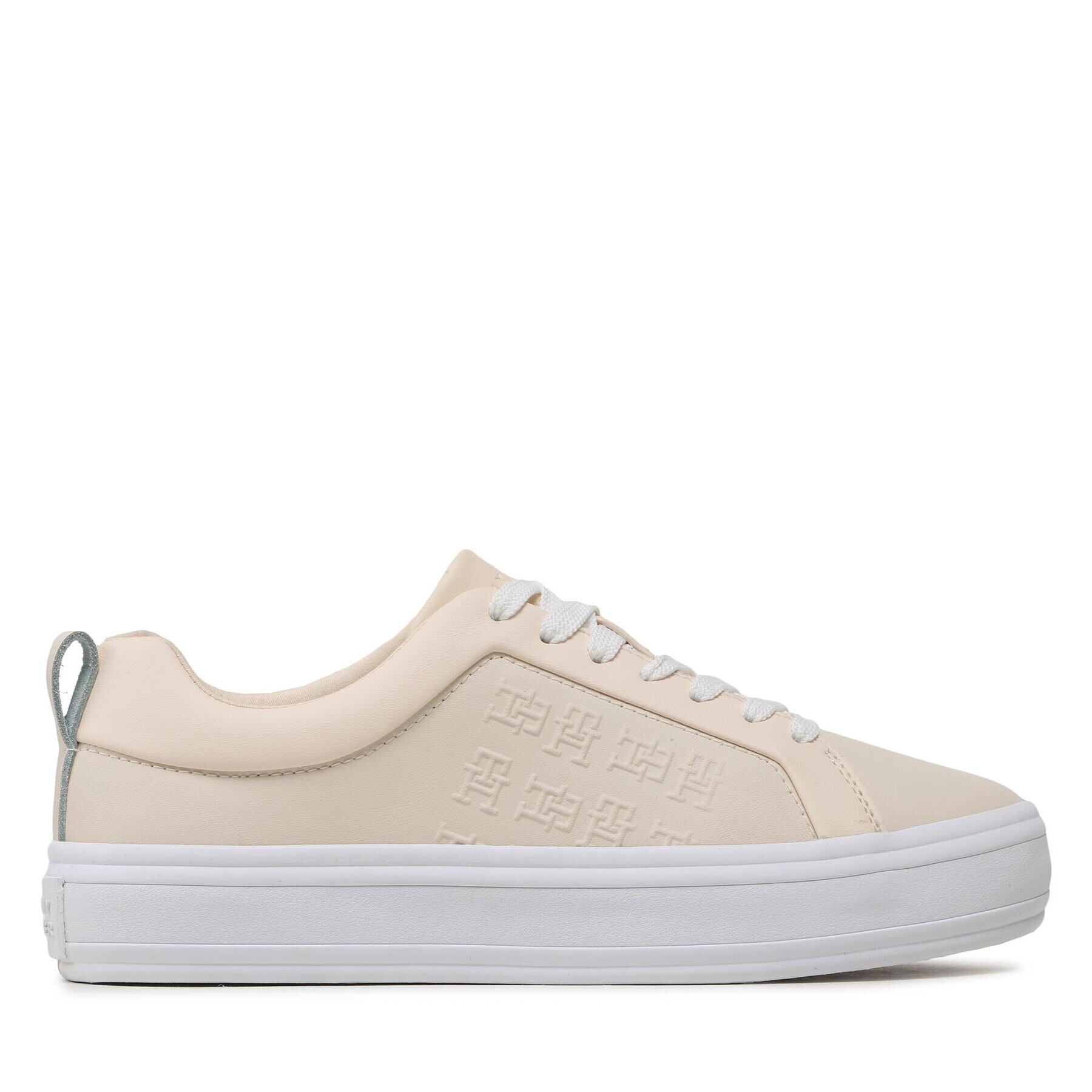 Tommy Hilfiger Sneakers Embossed Vulc FW0FW07376 Bej - Pled.ro