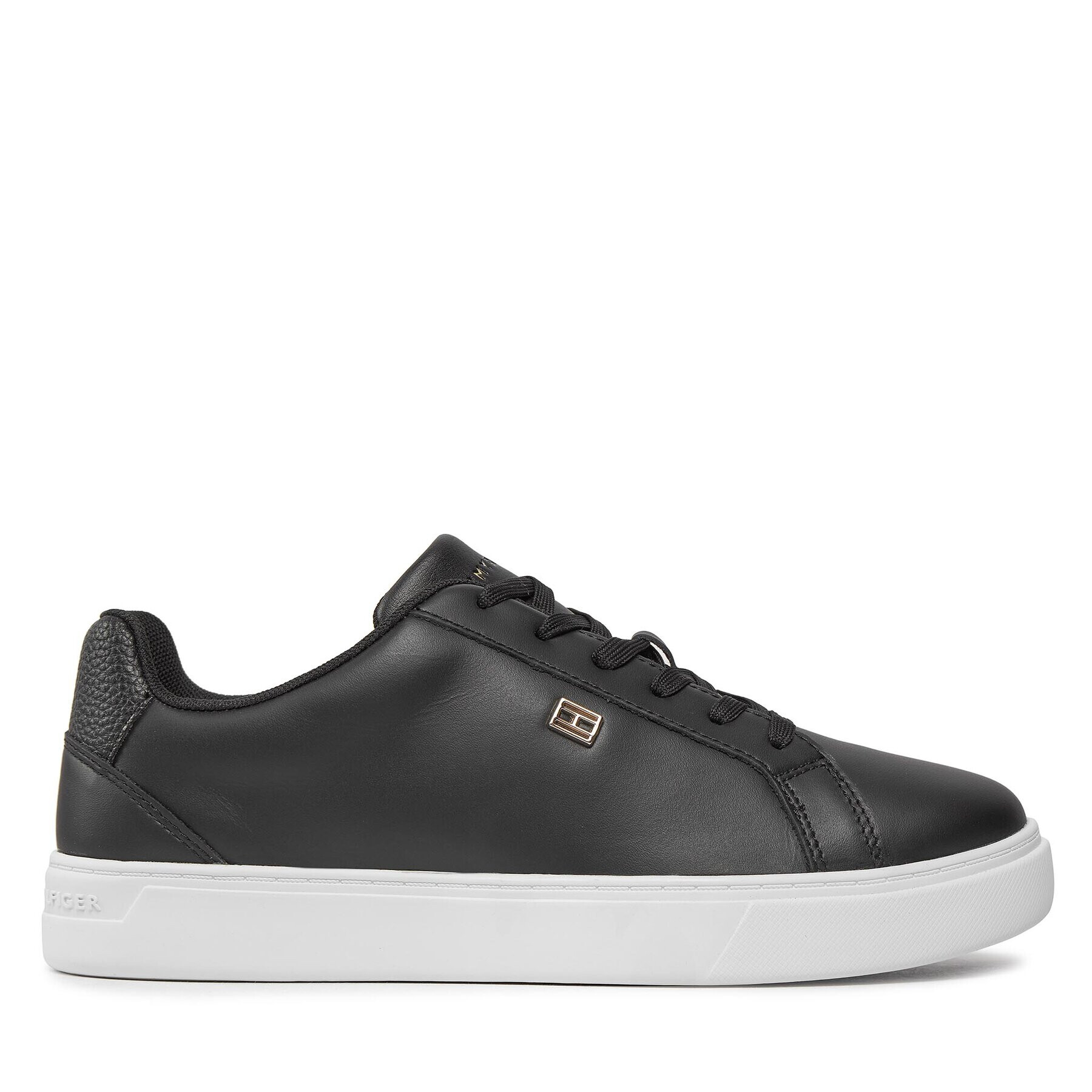 Tommy Hilfiger Sneakers Essential Court Sneaker FW0FW07686 Negru - Pled.ro