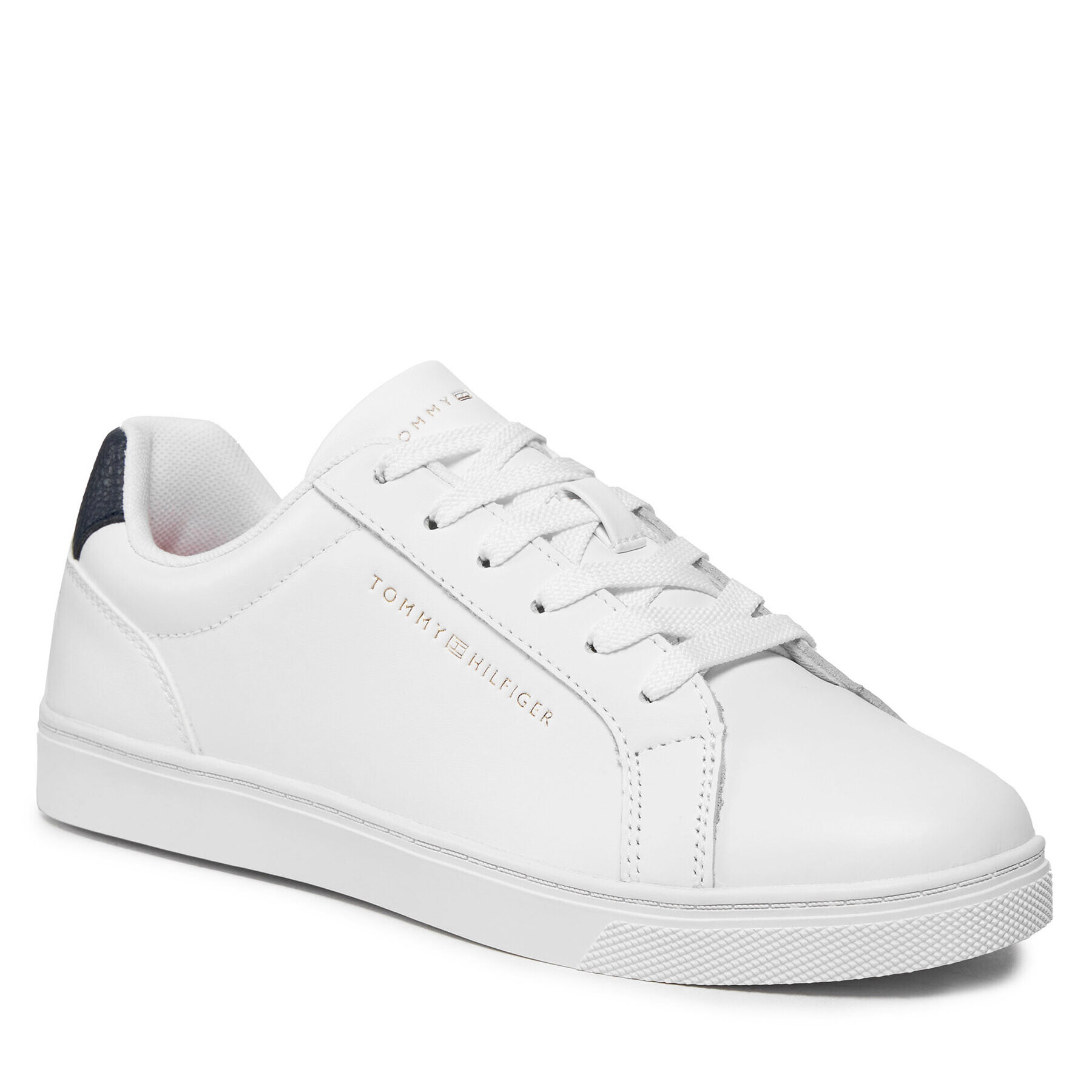 Tommy Hilfiger Sneakers Essential Cupsole Sneaker FW0FW07687 Alb - Pled.ro