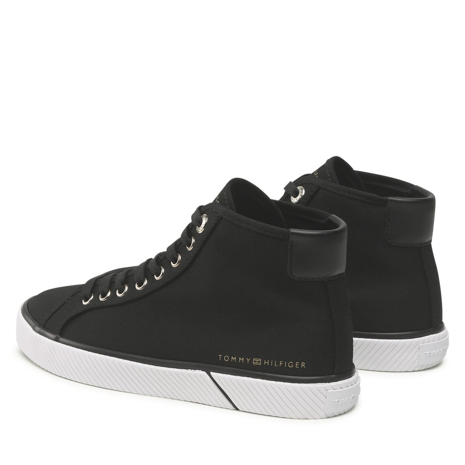 Tommy Hilfiger Sneakers Essential Highcut Sneaker Bl FW0FW07247 Negru - Pled.ro