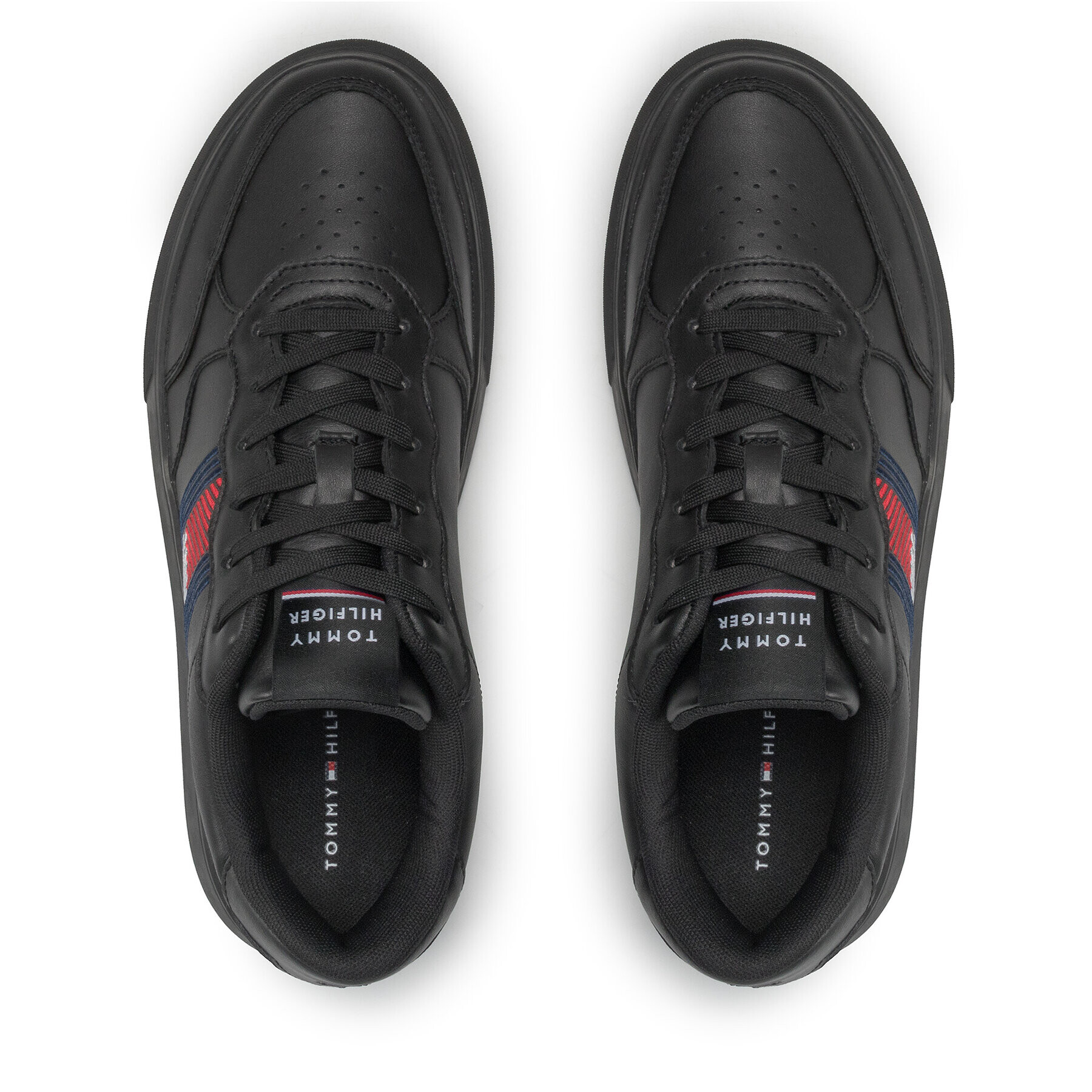 Tommy Hilfiger Sneakers Essential Leather Cupsole Evo FM0FM03904 Negru - Pled.ro