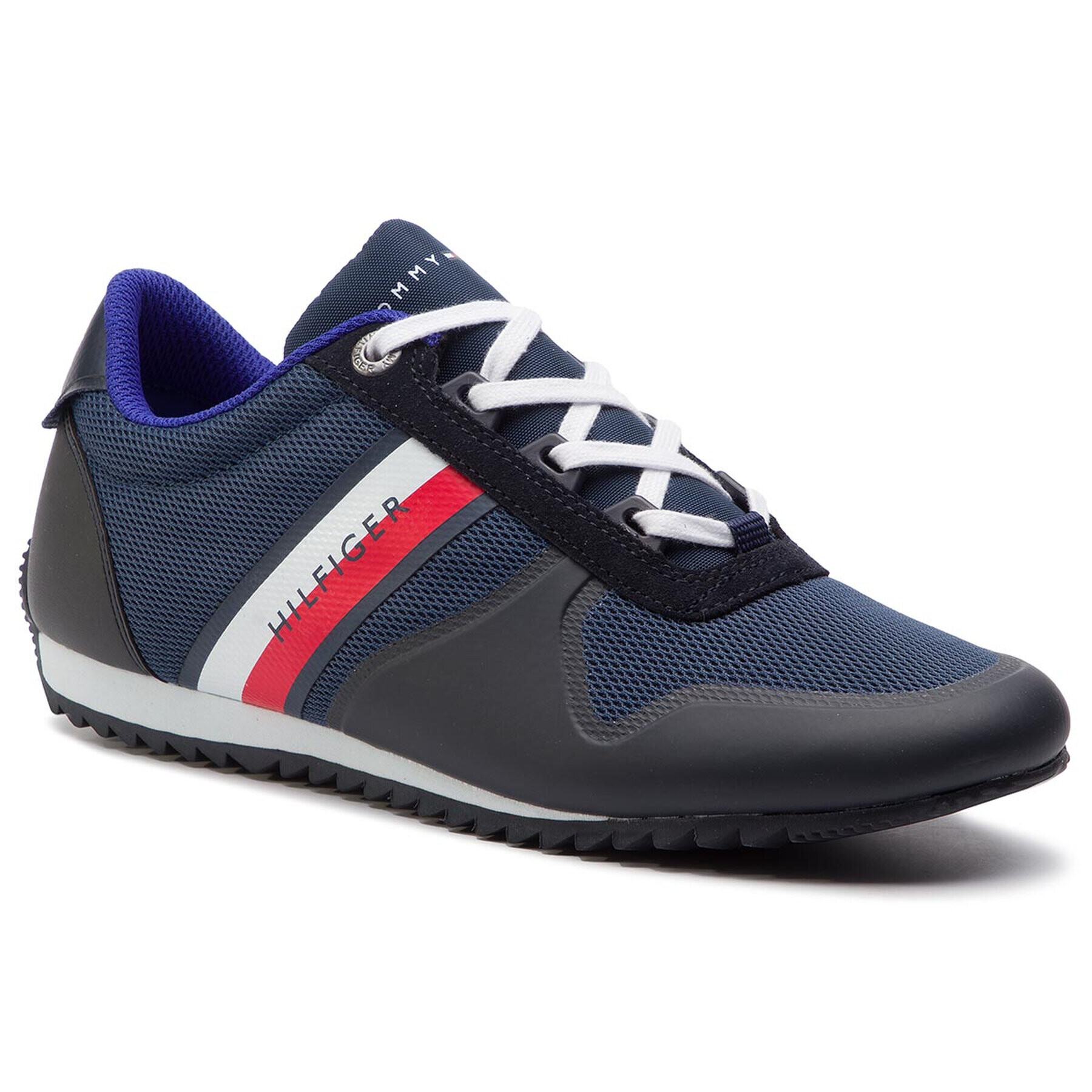 Tommy Hilfiger Sneakers Essential Modern Mesh Runner FM0FM02270 Bleumarin - Pled.ro