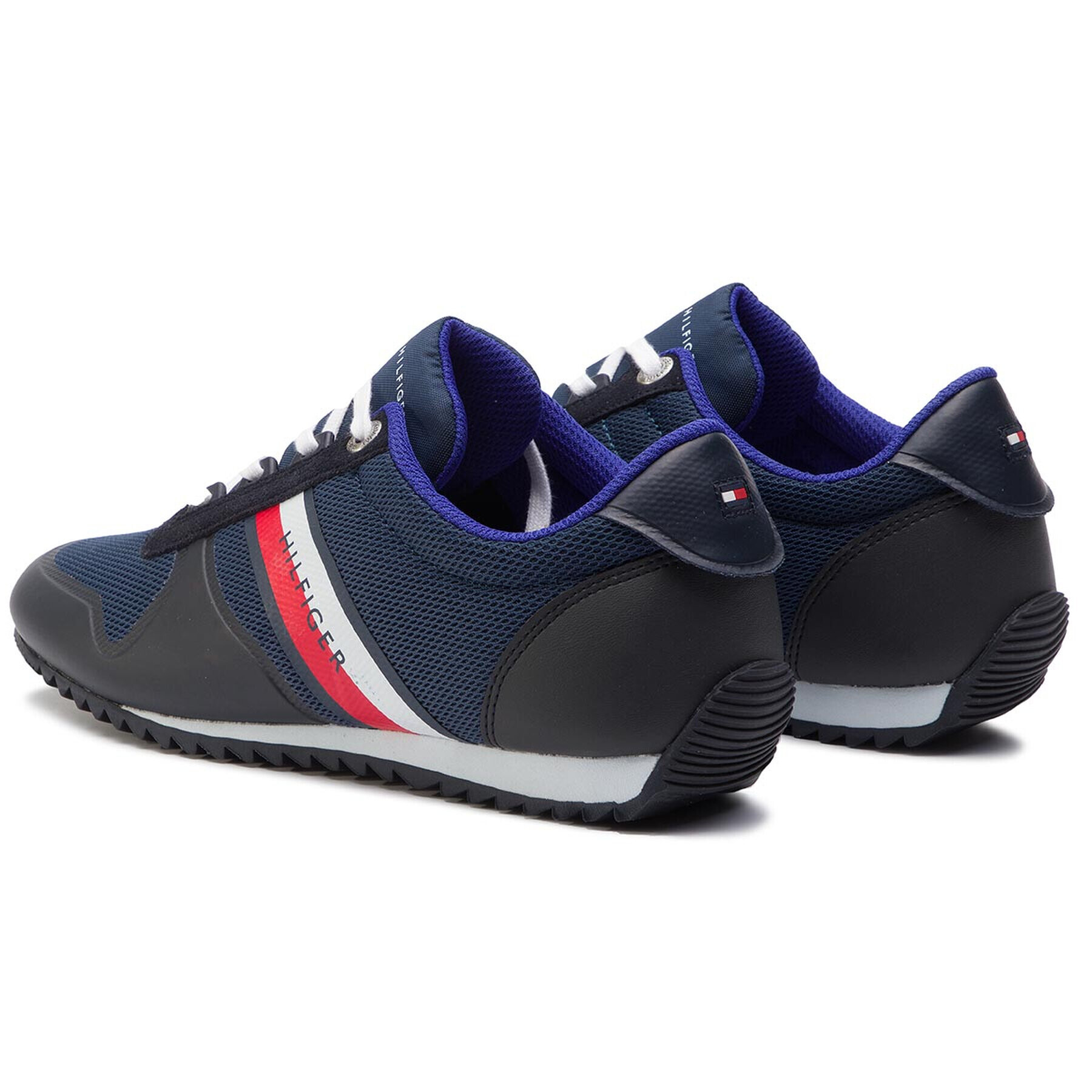 Tommy Hilfiger Sneakers Essential Modern Mesh Runner FM0FM02270 Bleumarin - Pled.ro