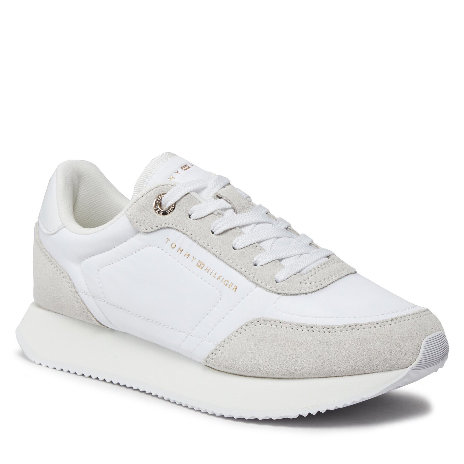 Tommy Hilfiger Sneakers Essential Runner FW0FW07681 Alb - Pled.ro