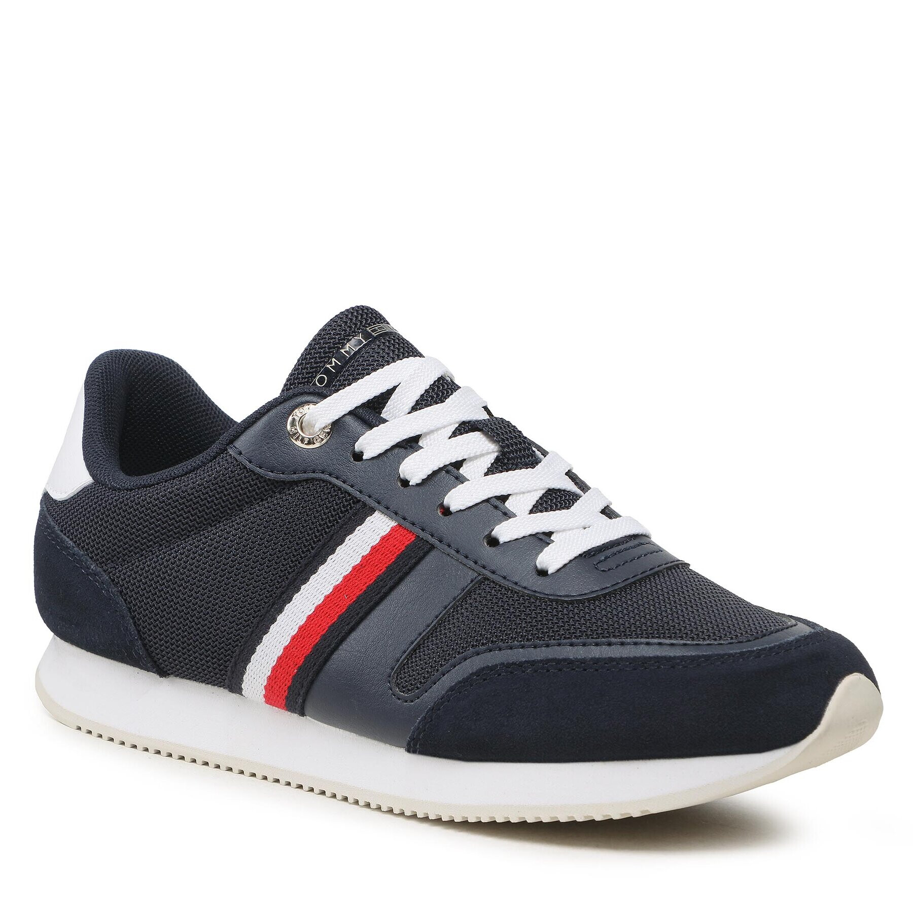 Tommy Hilfiger Sneakers Essential Stripes Runner FW0FW07382 Bleumarin - Pled.ro