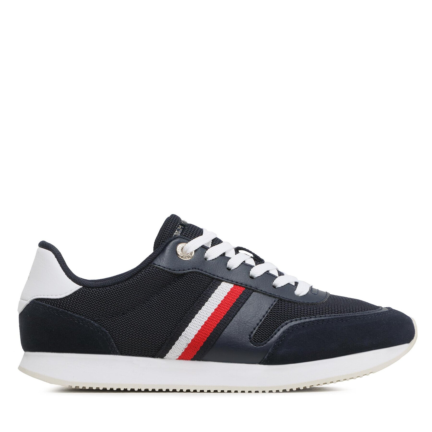 Tommy Hilfiger Sneakers Essential Stripes Runner FW0FW07382 Bleumarin - Pled.ro