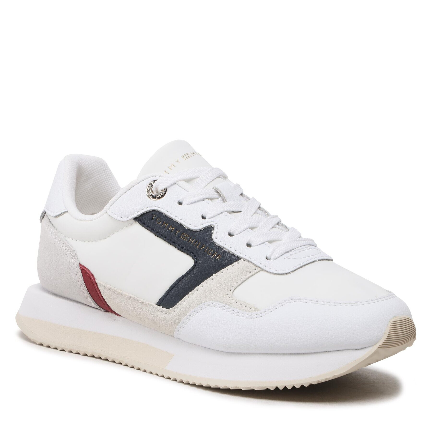 Tommy Hilfiger Sneakers Essential Th Runner FW0FW06947 Alb - Pled.ro