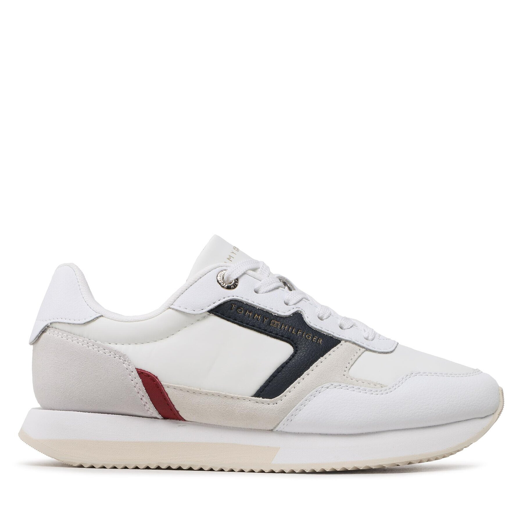 Tommy Hilfiger Sneakers Essential Th Runner FW0FW06947 Alb - Pled.ro