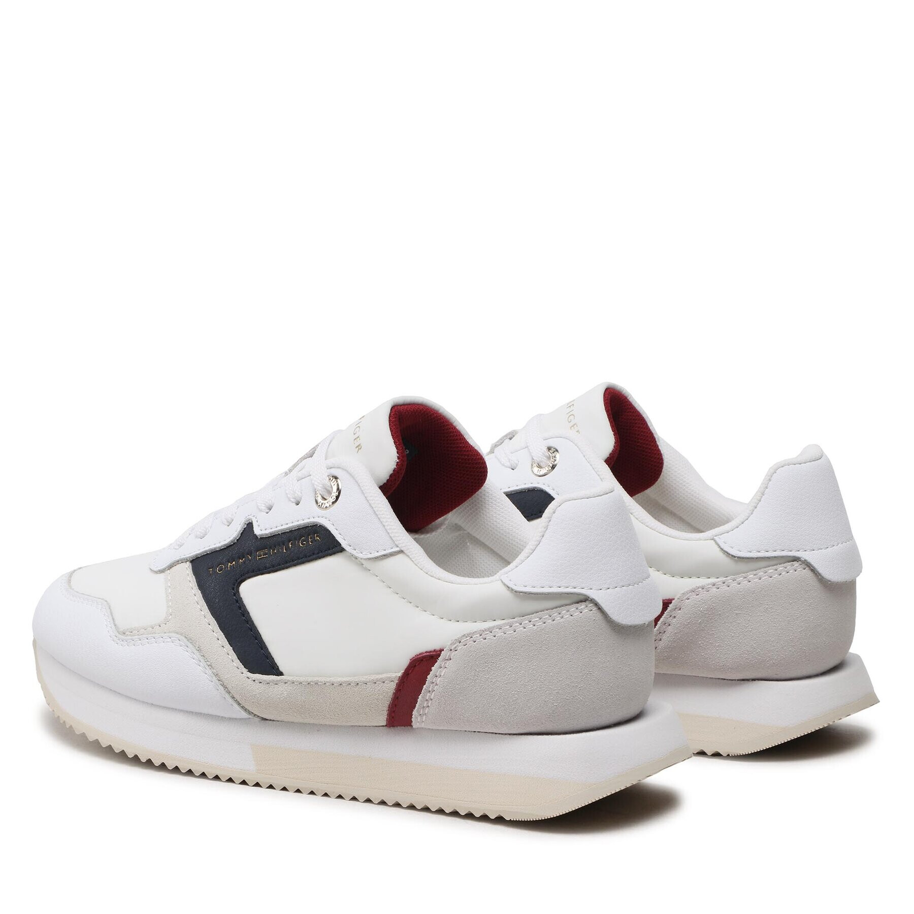 Tommy Hilfiger Sneakers Essential Th Runner FW0FW06947 Alb - Pled.ro