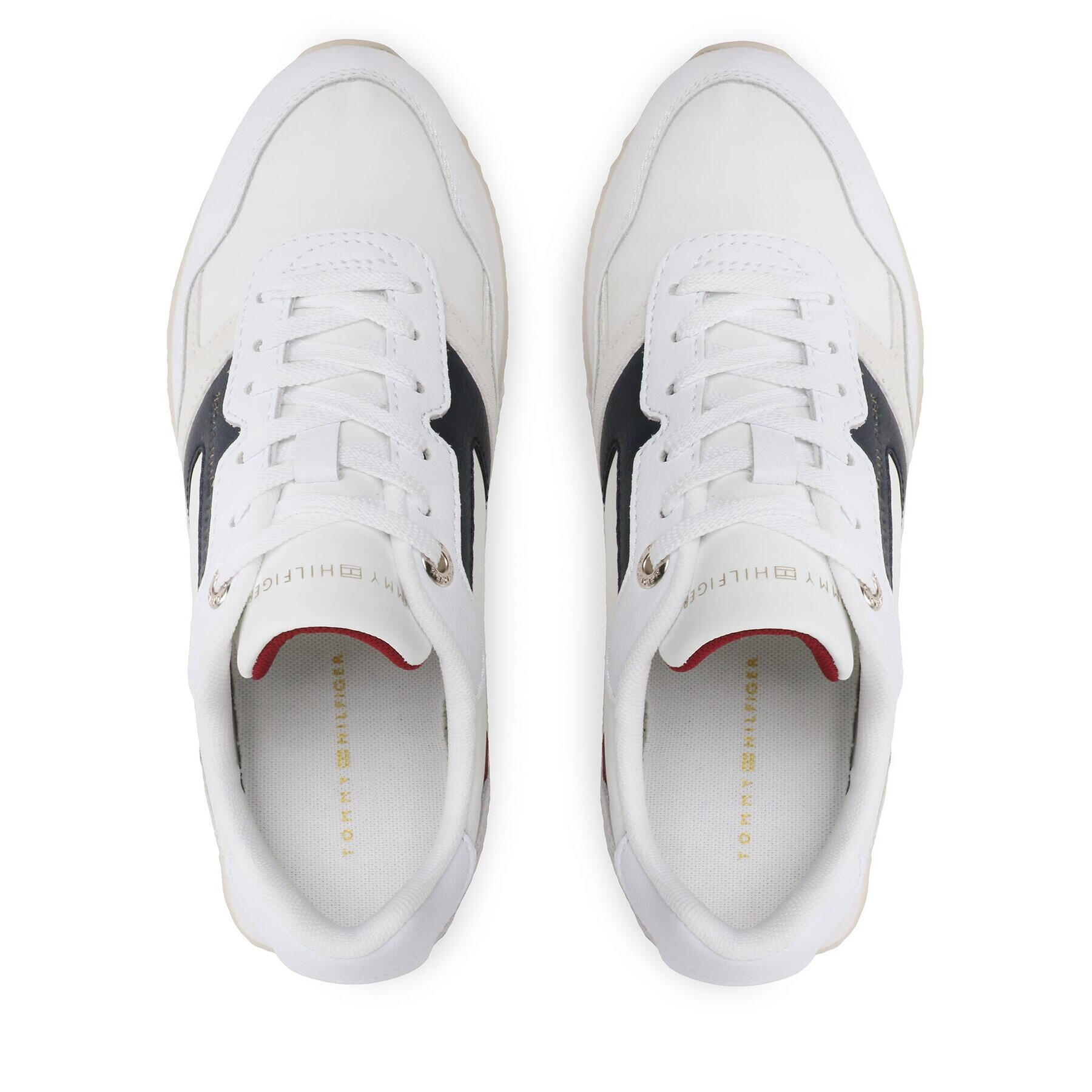 Tommy Hilfiger Sneakers Essential Th Runner FW0FW06947 Alb - Pled.ro