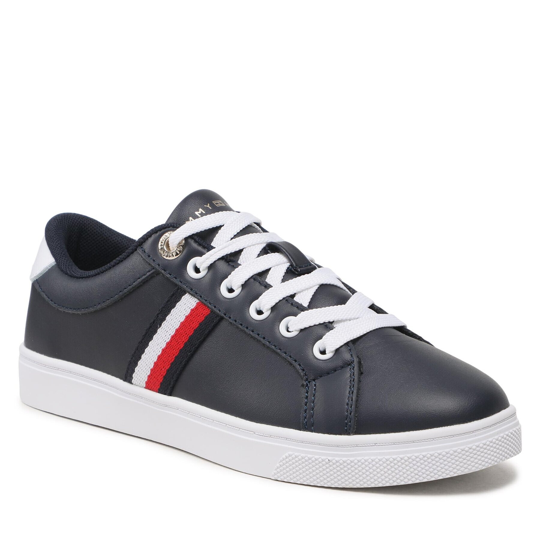 Tommy Hilfiger Sneakers Essential Webbing Cupsole FW0FW07378 Bleumarin - Pled.ro