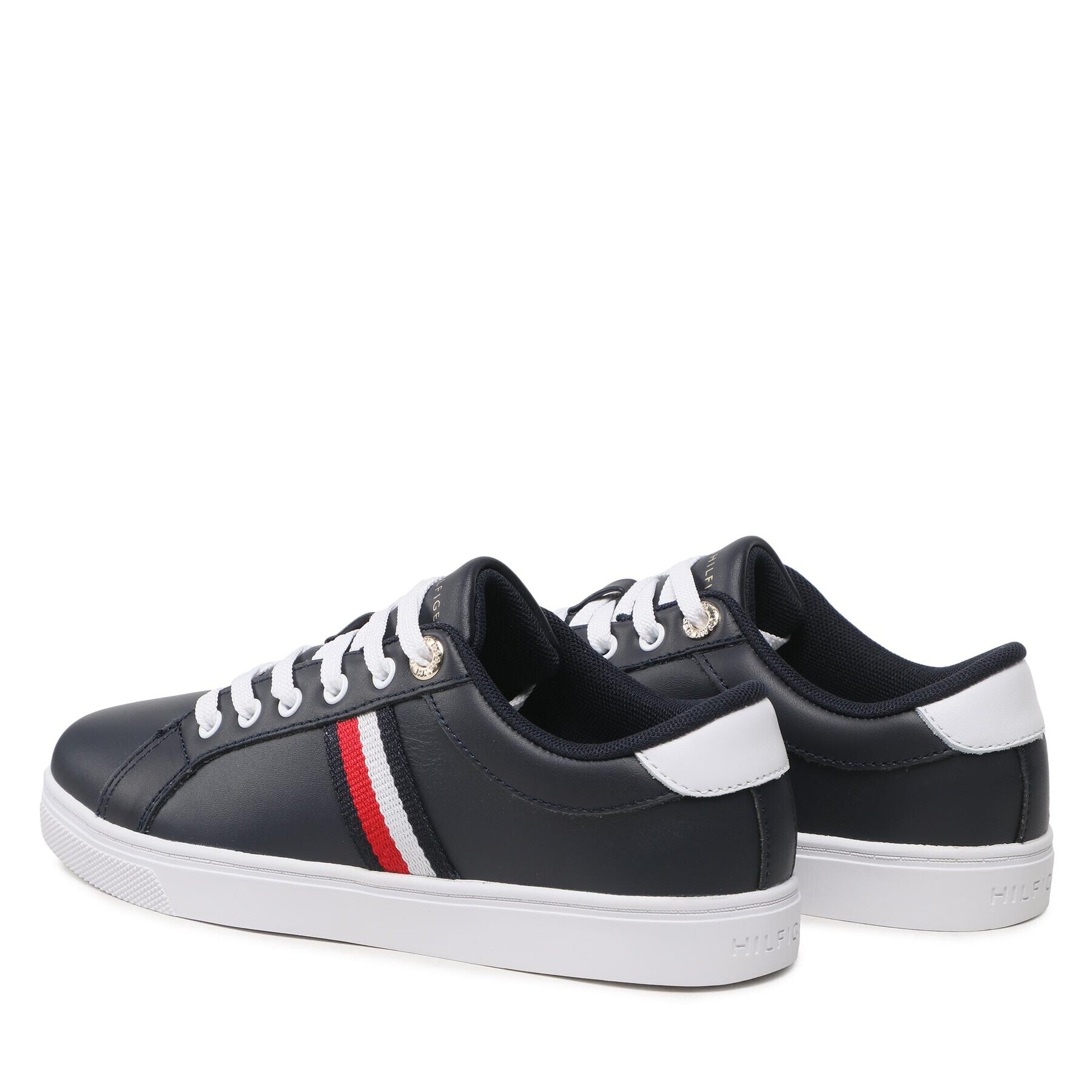 Tommy Hilfiger Sneakers Essential Webbing Cupsole FW0FW07378 Bleumarin - Pled.ro