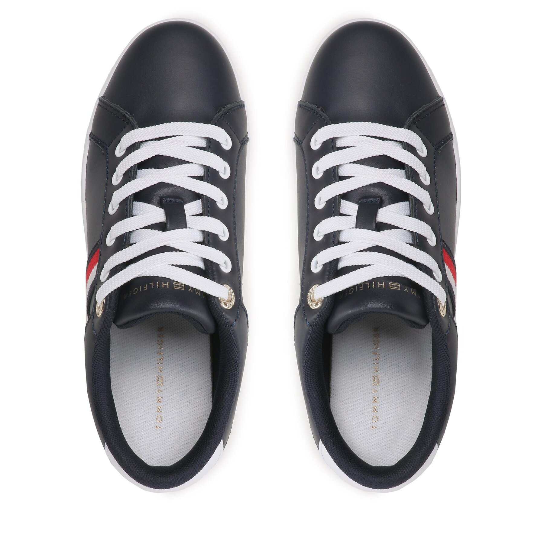 Tommy Hilfiger Sneakers Essential Webbing Cupsole FW0FW07378 Bleumarin - Pled.ro