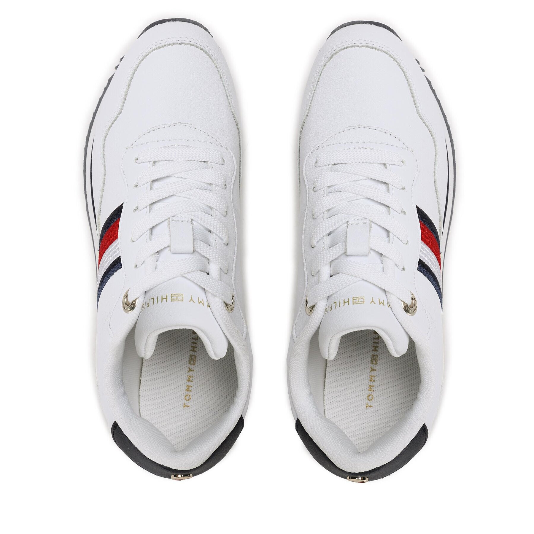 Tommy Hilfiger Sneakers Essential Webbing Runner FW0FW06911 Alb - Pled.ro