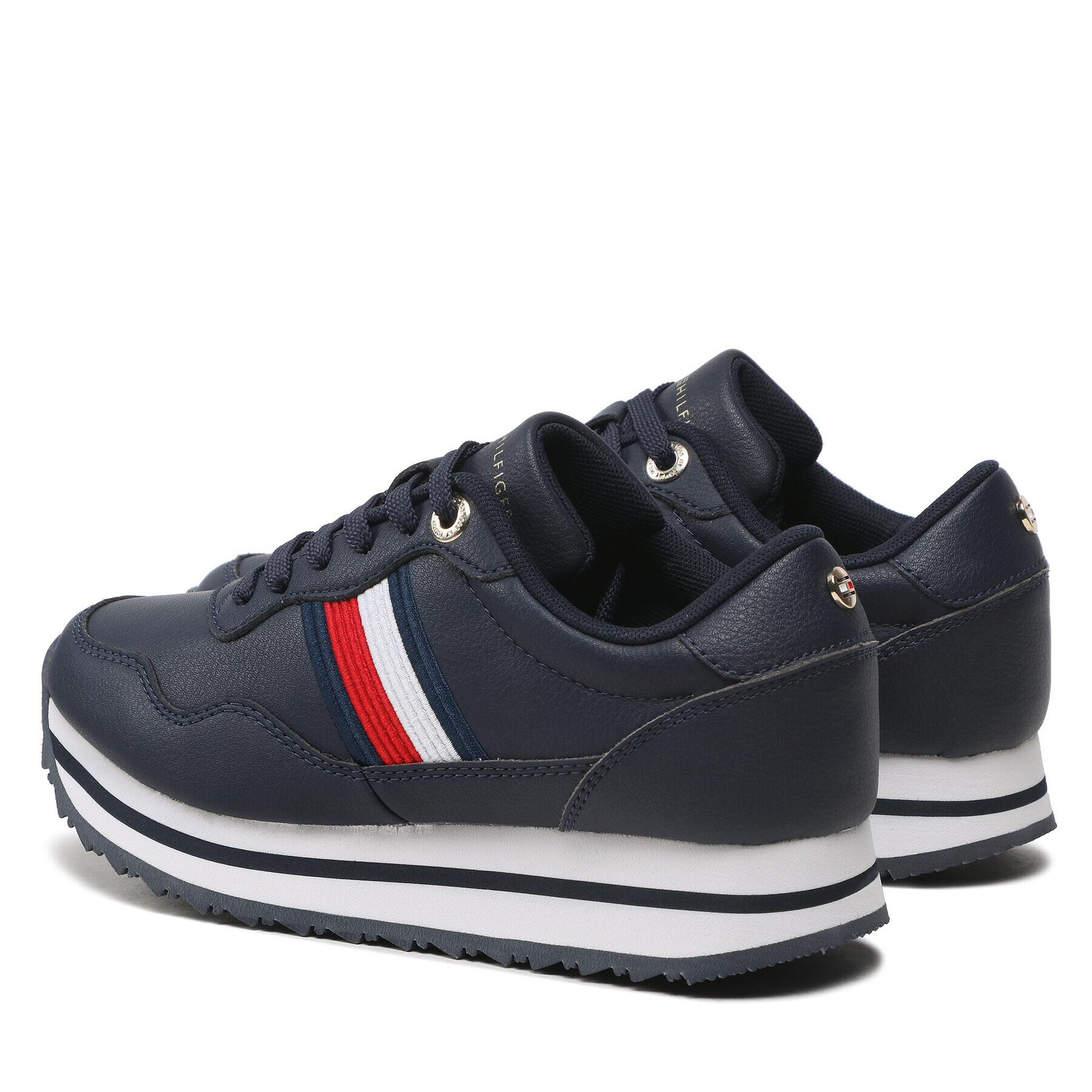 Tommy Hilfiger Sneakers Essential Webbing Runner FW0FW06911 Bleumarin - Pled.ro