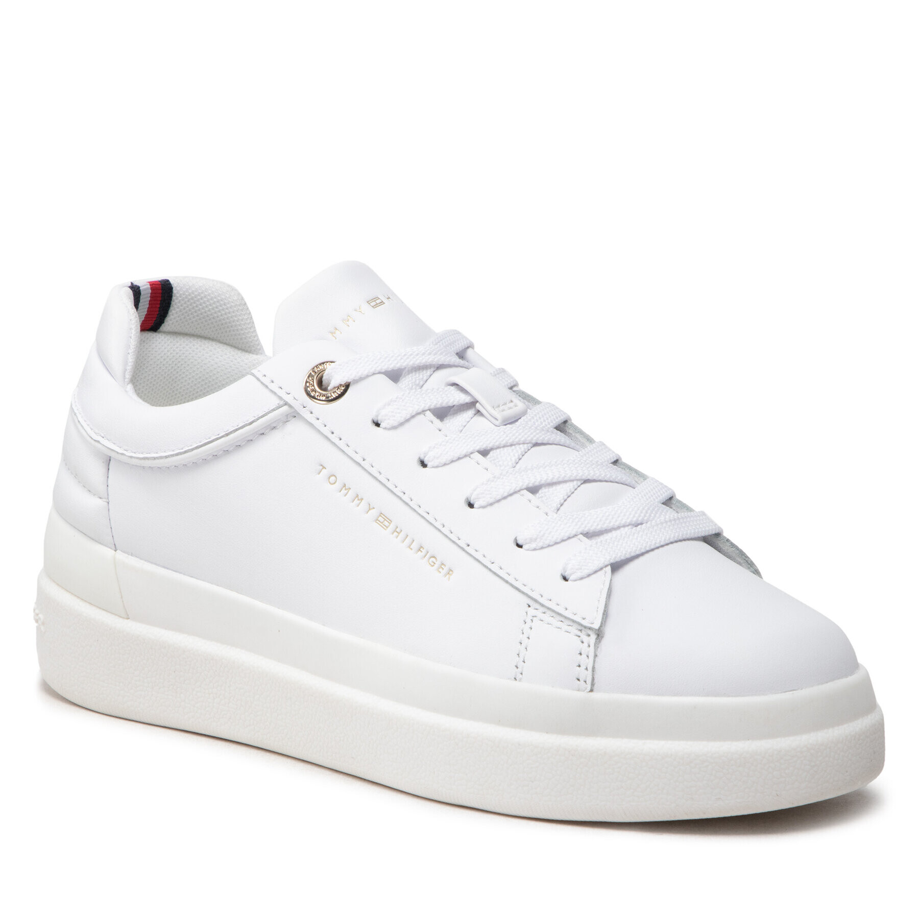 Tommy Hilfiger Sneakers Feminine Elevated Sneaker FW0FW06511 Alb - Pled.ro