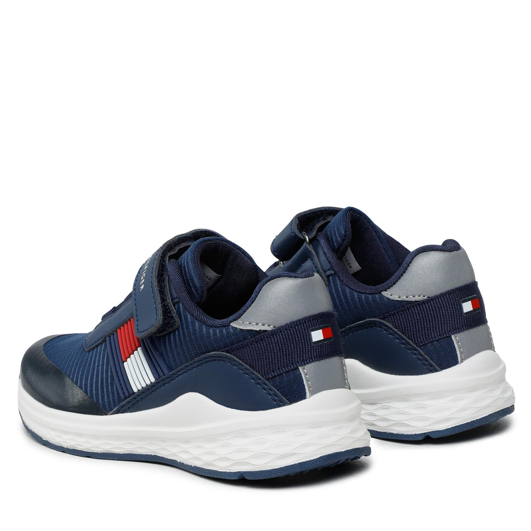 Tommy Hilfiger Sneakers Flag Low Cut Lace-Up Sneaker T3B9-32895-0328 M Bleumarin - Pled.ro