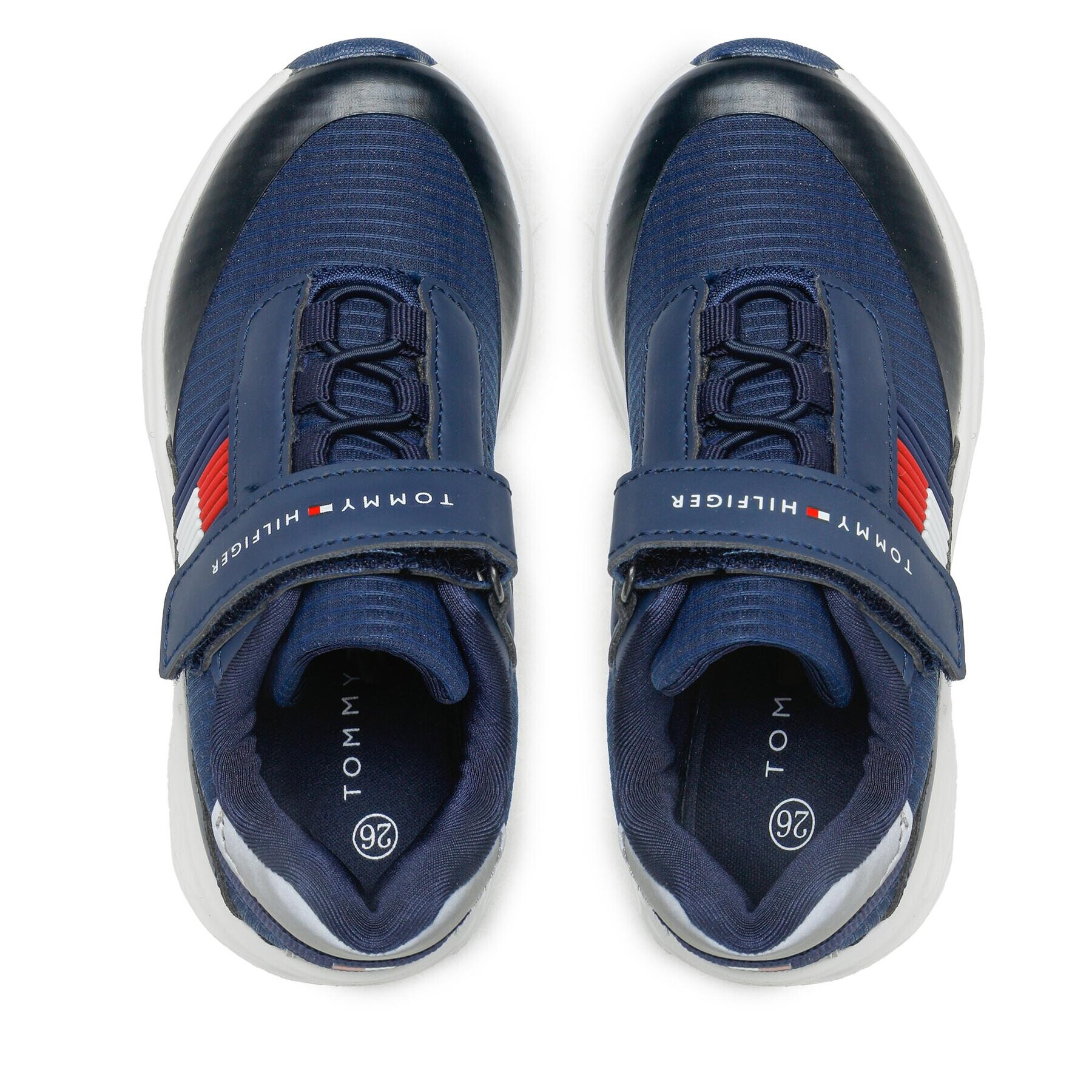 Tommy Hilfiger Sneakers Flag Low Cut Lace-Up Sneaker T3B9-32895-0328 M Bleumarin - Pled.ro