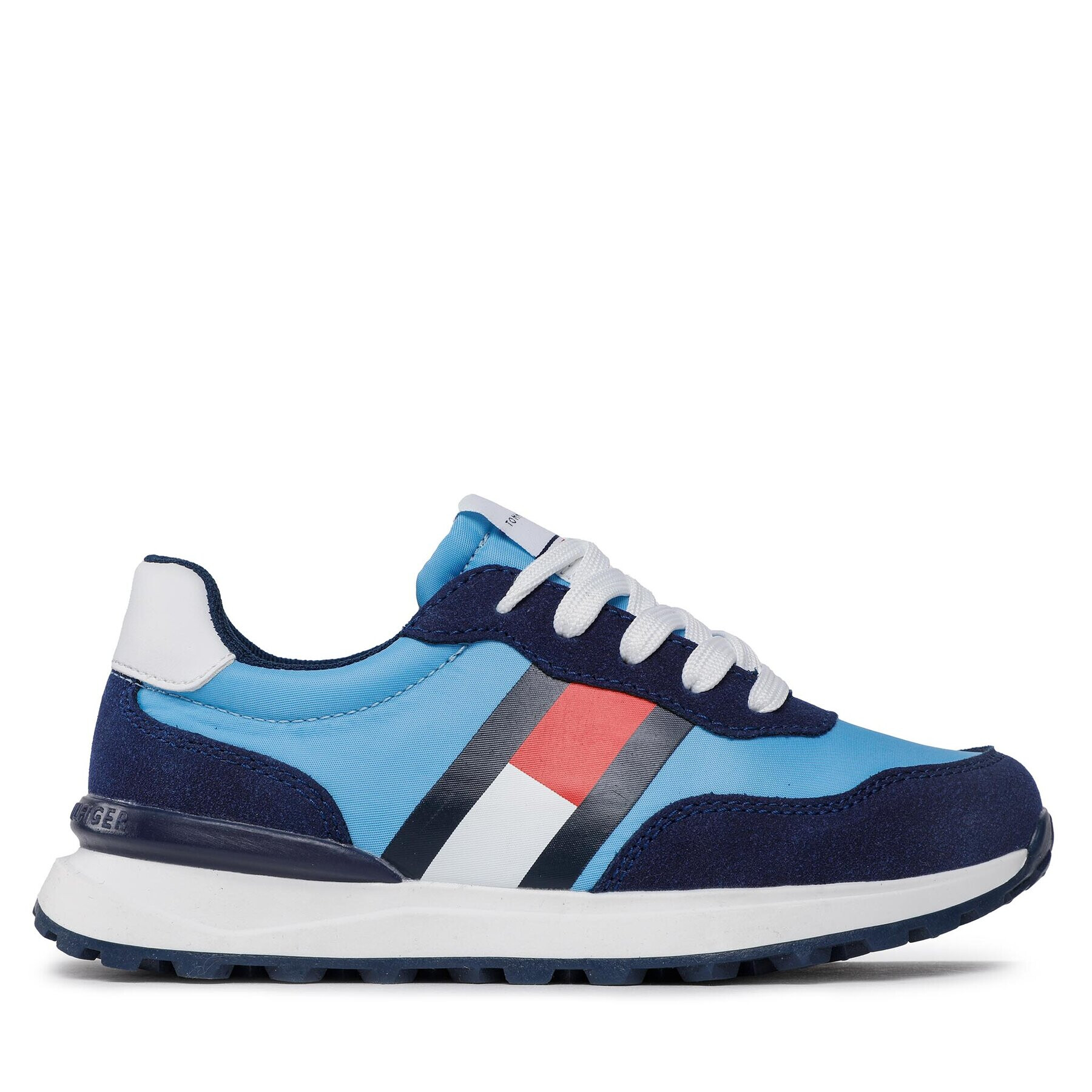 Tommy Hilfiger Sneakers Flag Low Cut Lace-Up Sneaker T3X9-32886-1587 M Albastru - Pled.ro