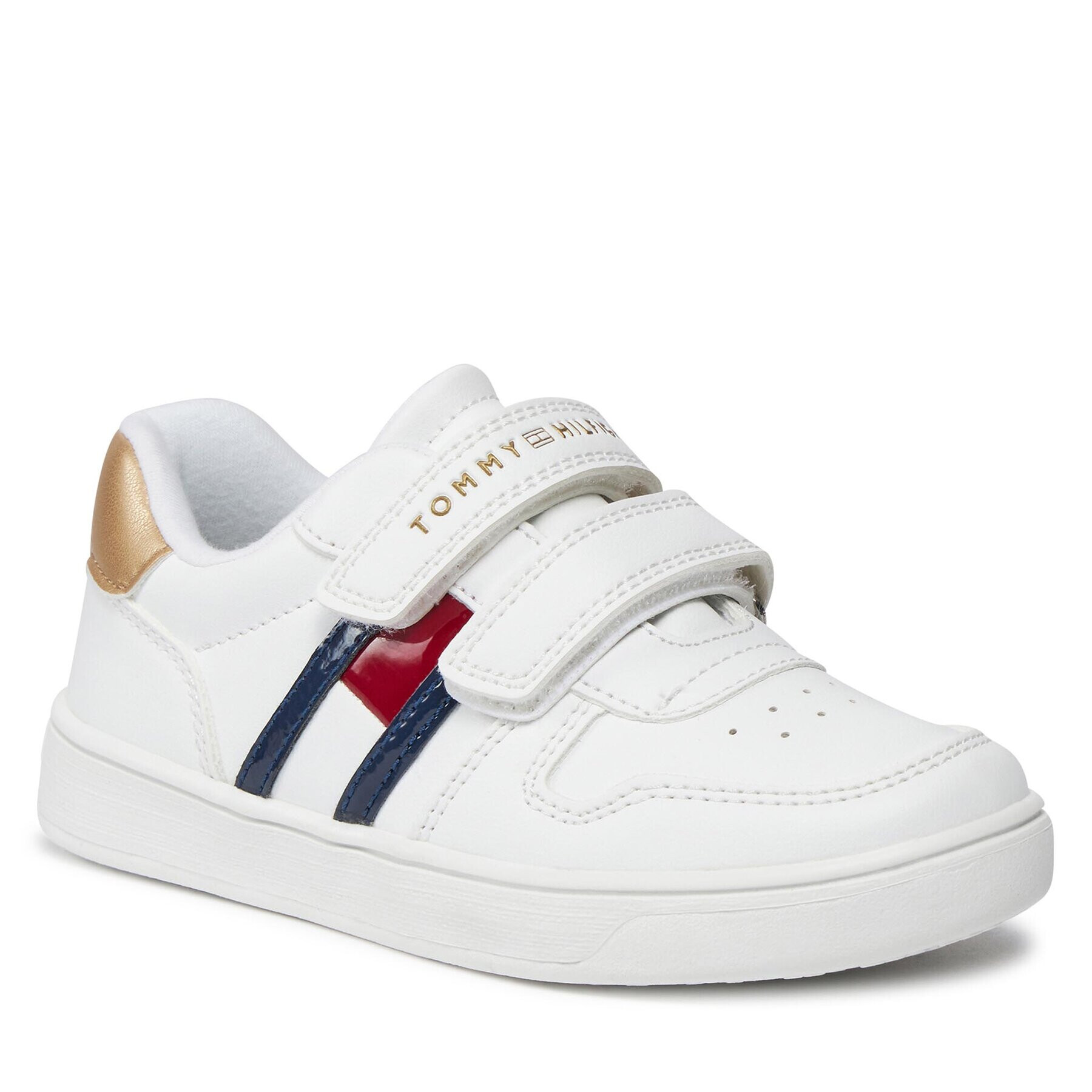 Tommy Hilfiger Sneakers Flag Low Cut Velcro Sneaker T1A9-32956-1355 S Alb - Pled.ro