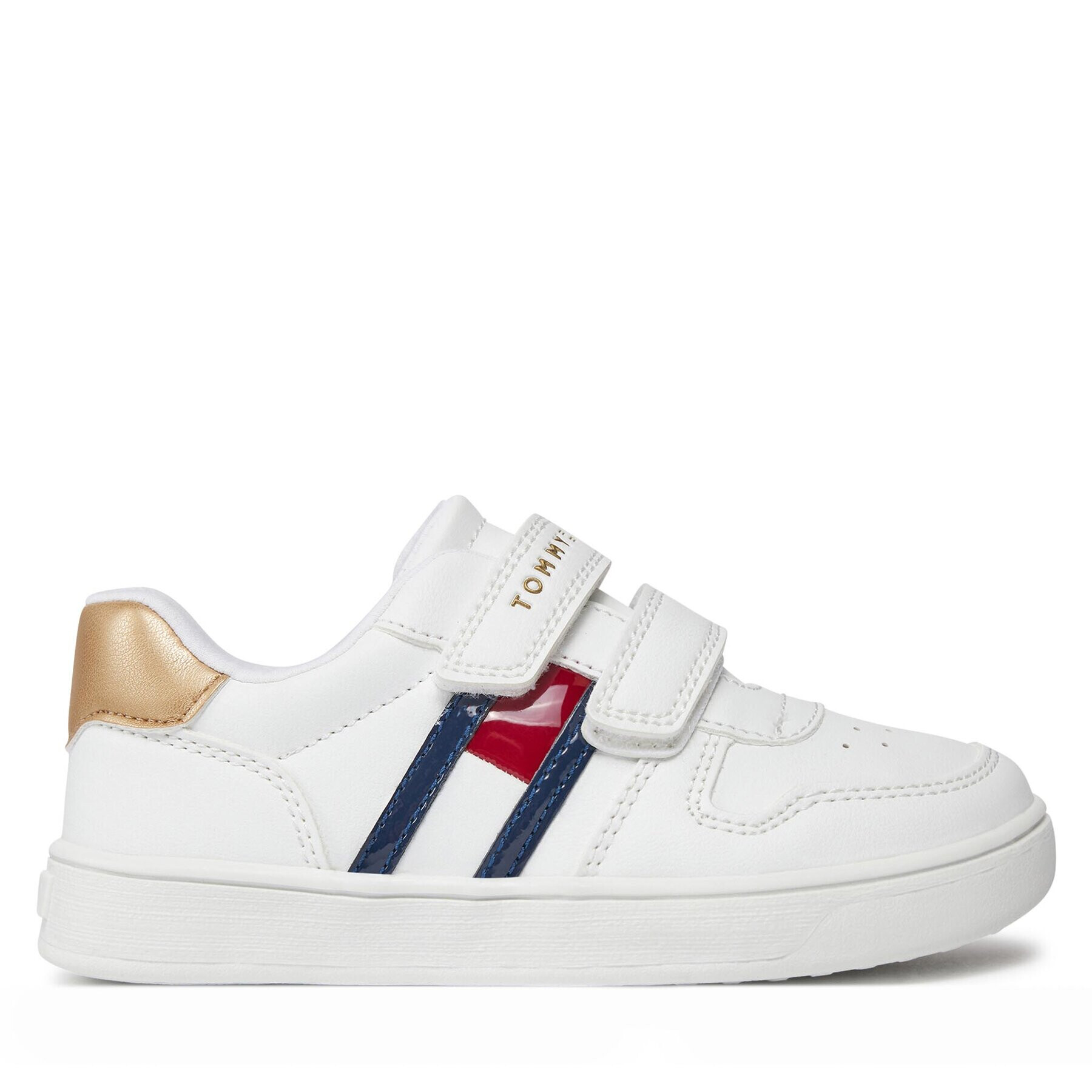 Tommy Hilfiger Sneakers Flag Low Cut Velcro Sneaker T1A9-32956-1355 S Alb - Pled.ro