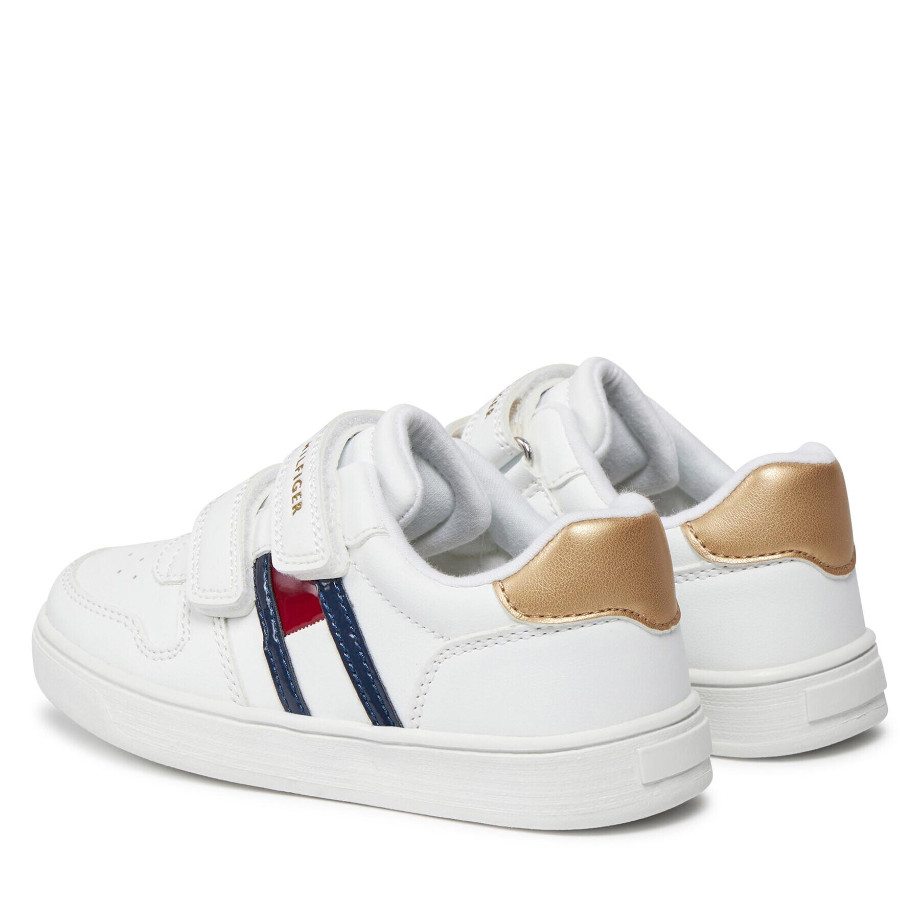 Tommy Hilfiger Sneakers Flag Low Cut Velcro Sneaker T1A9-32956-1355 S Alb - Pled.ro