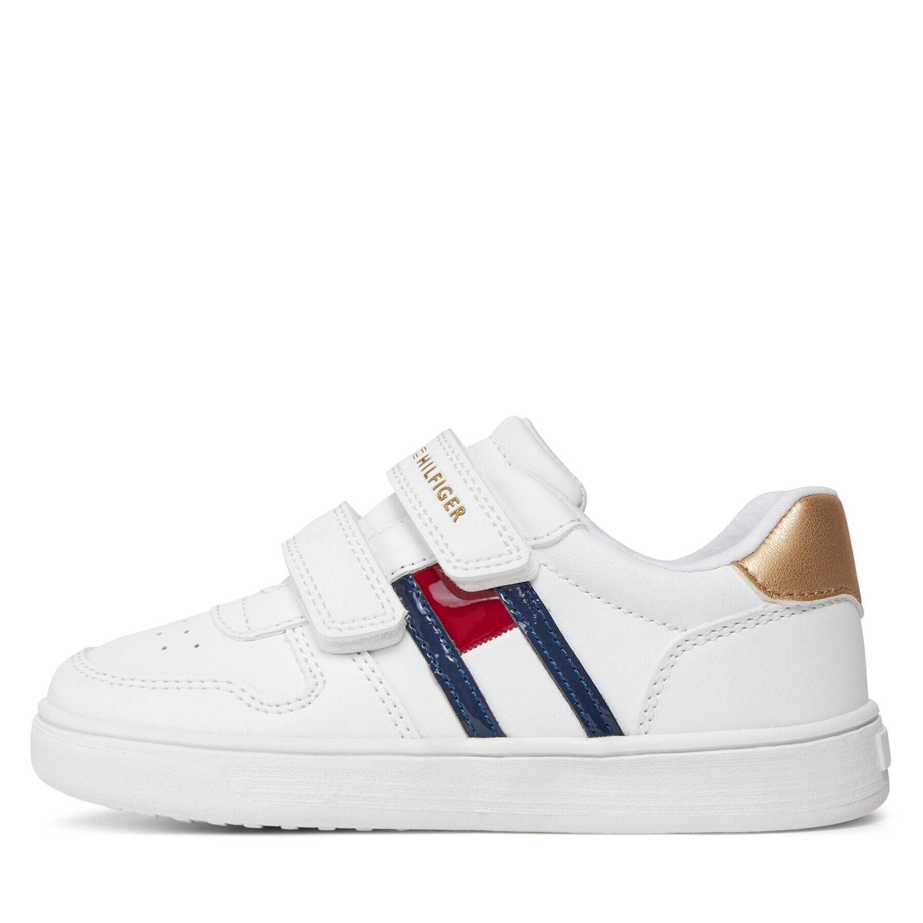 Tommy Hilfiger Sneakers Flag Low Cut Velcro Sneaker T1A9-32956-1355 S Alb - Pled.ro