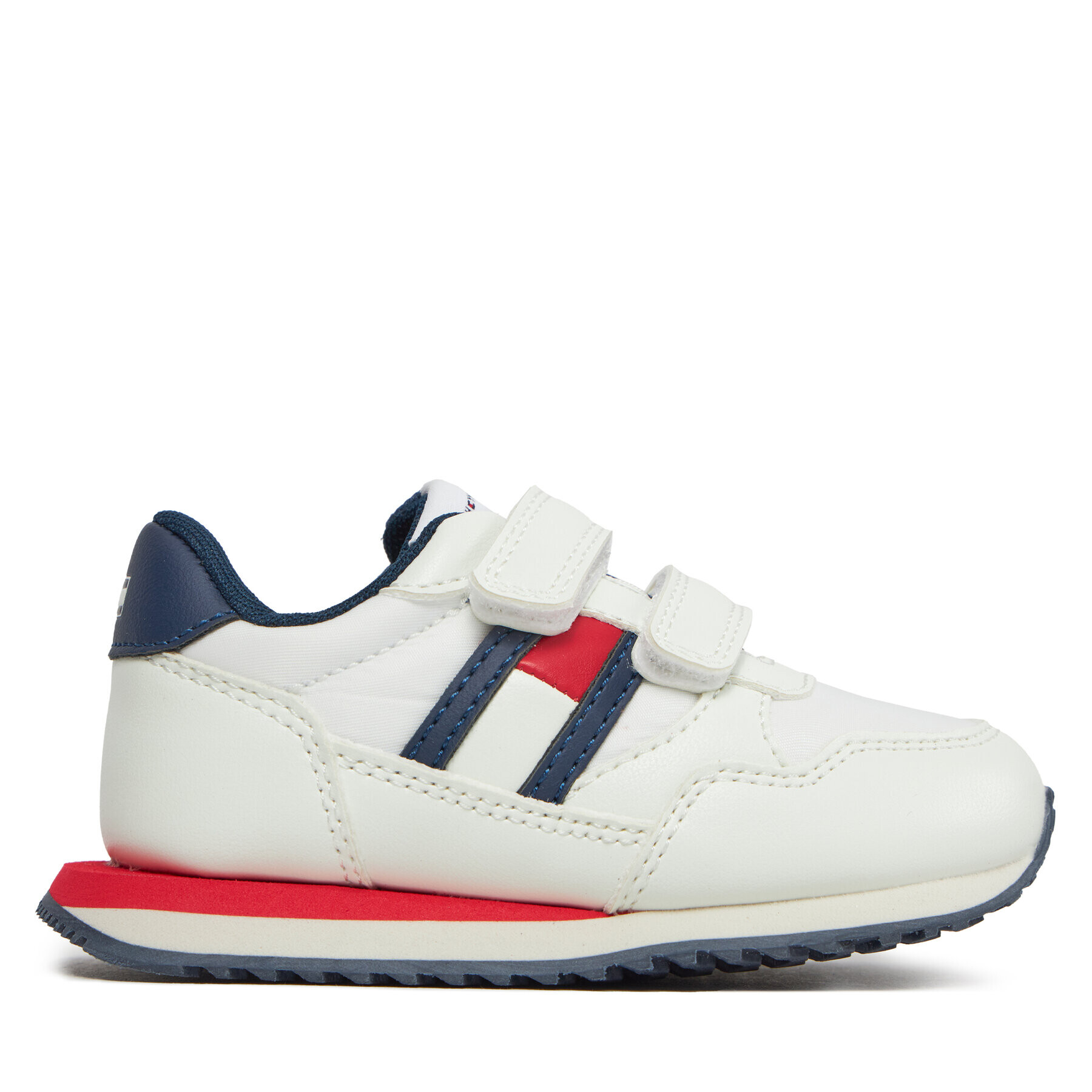 Tommy Hilfiger Sneakers Flag Low Cut Velcro Sneaker T1B9-33129-0208 M Alb - Pled.ro