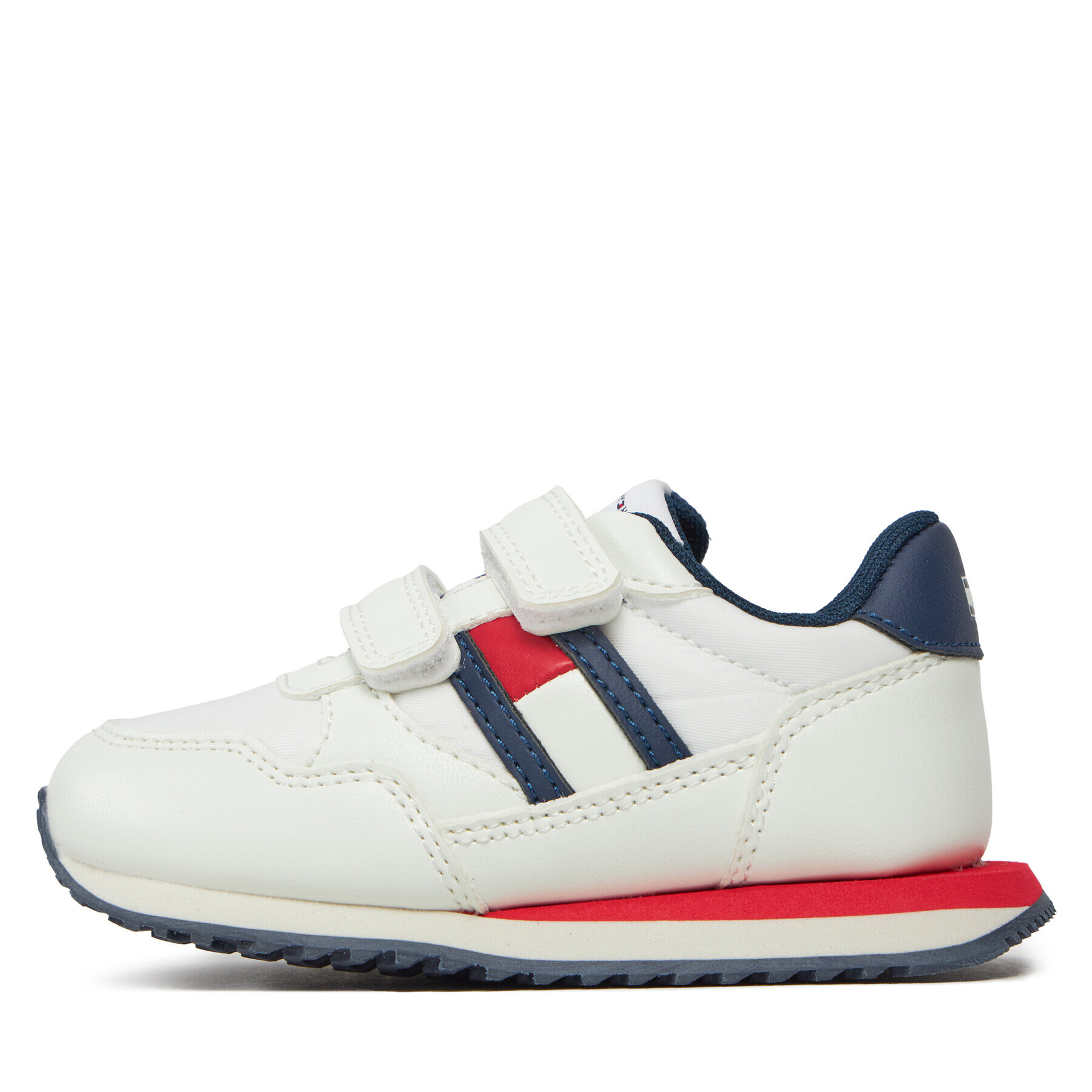 Tommy Hilfiger Sneakers Flag Low Cut Velcro Sneaker T1B9-33129-0208 M Alb - Pled.ro