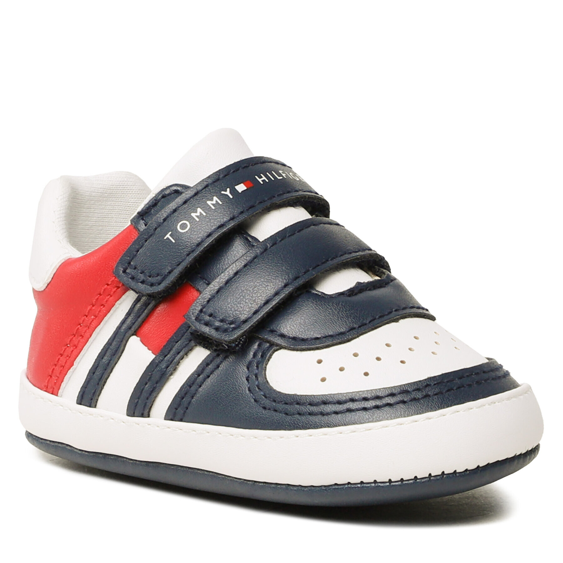 Tommy Hilfiger Sneakers Flag Velcro Shoe T0B4-32815-1582 Alb - Pled.ro