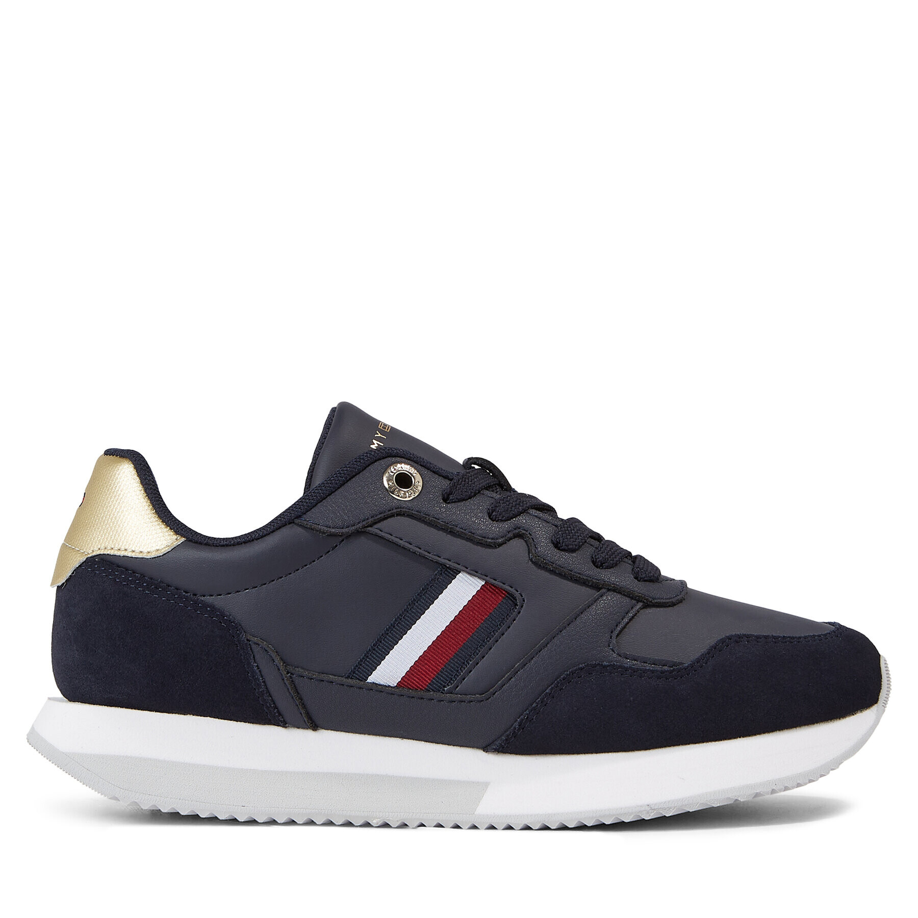 Tommy Hilfiger Sneakers Global Stripes Lifestyle Runner FW0FW07584 Albastru - Pled.ro