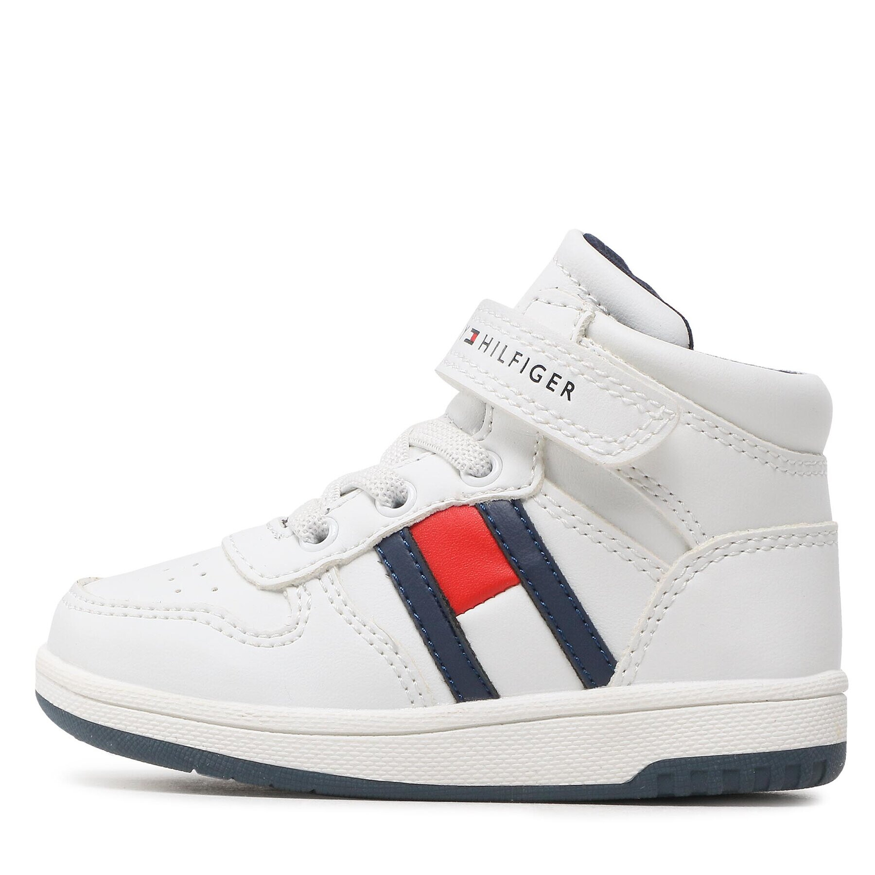 Tommy Hilfiger Sneakers High Top Lace-Up T3B9-32476-1351 M Alb - Pled.ro