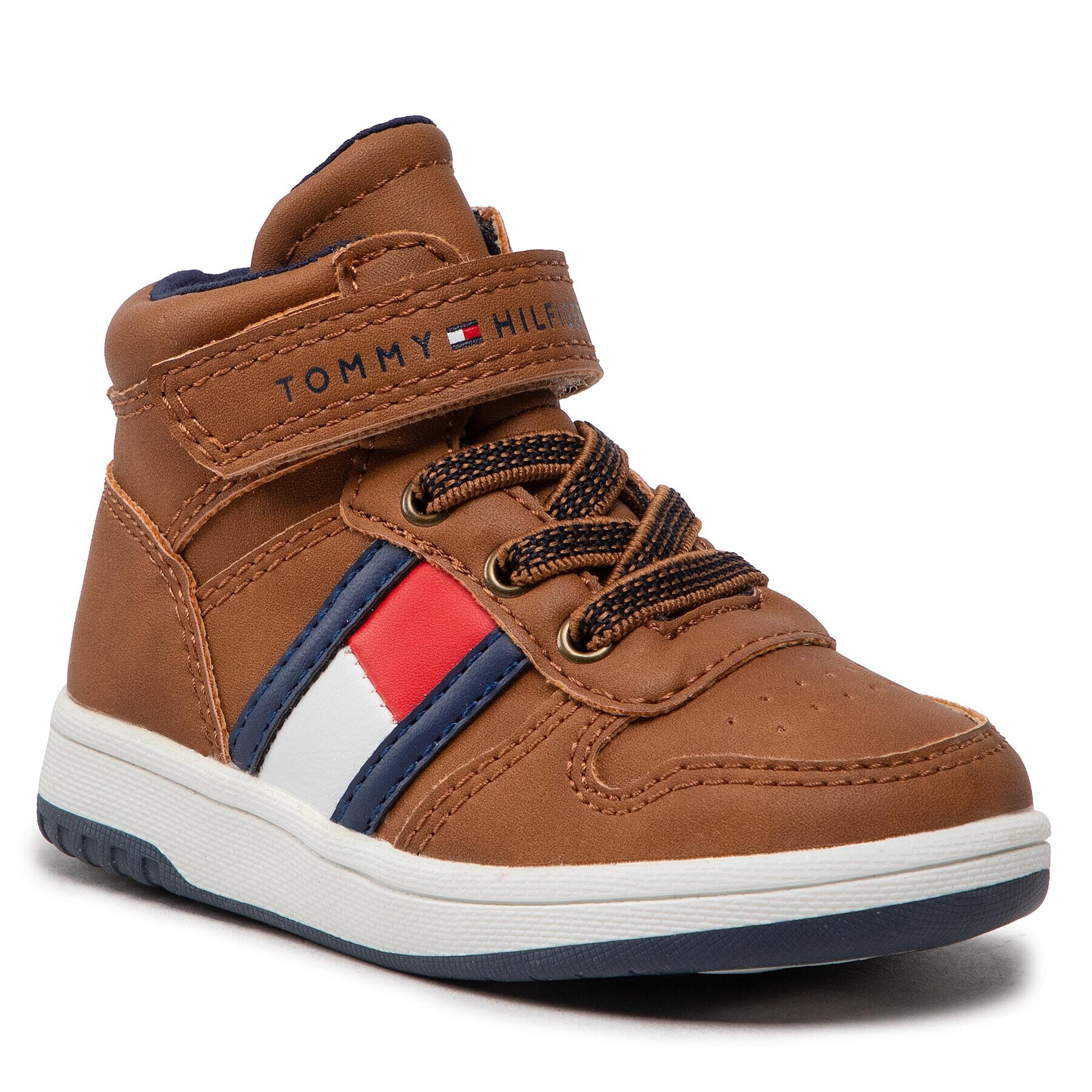 Tommy Hilfiger Sneakers High Top-lace-Up T3B9-32476-1351 M Maro - Pled.ro