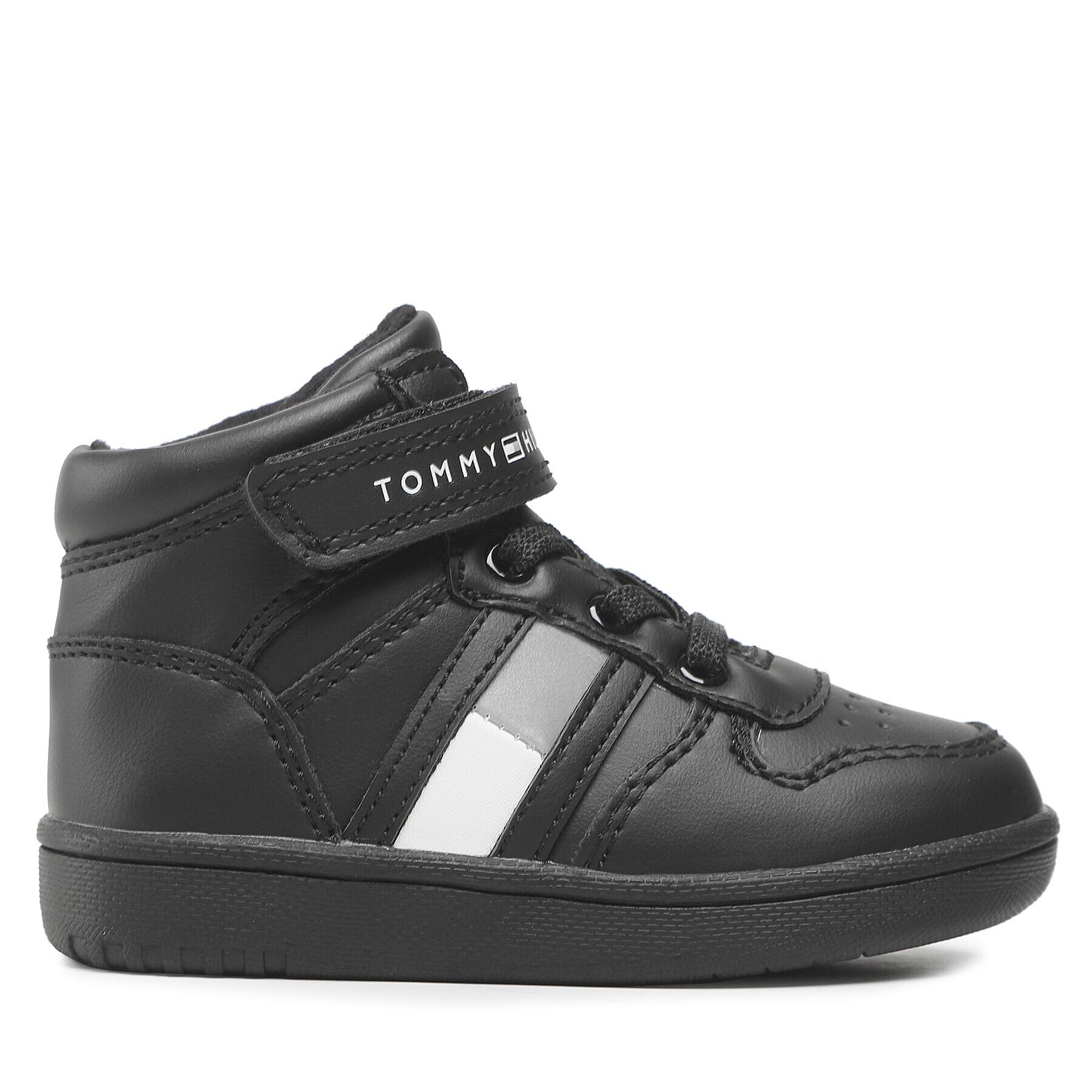 Tommy Hilfiger Sneakers High Top Lace-Up T3B9-32476-1351 M Negru - Pled.ro